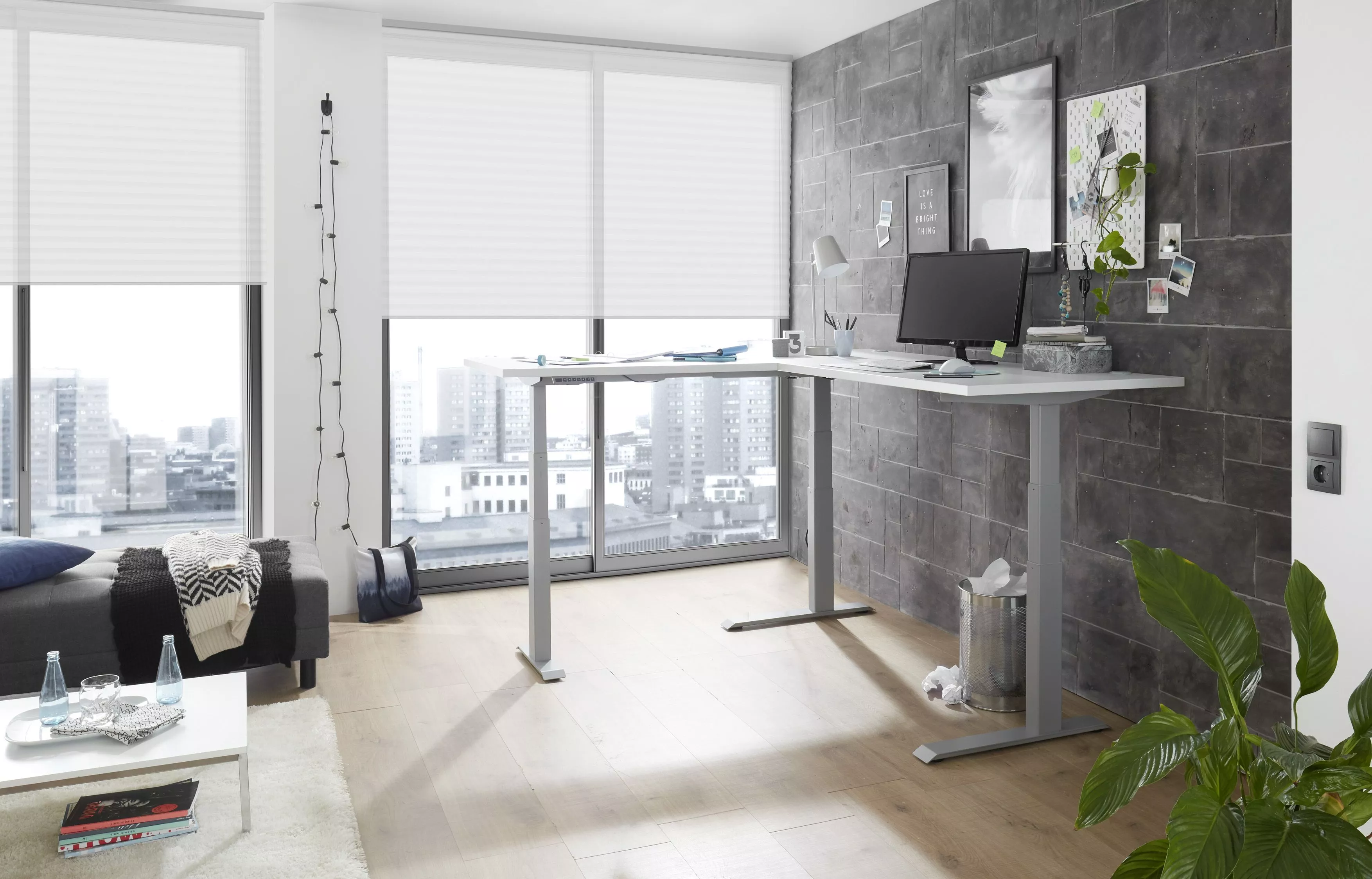 Bureau d'angle assis/debout Tom II