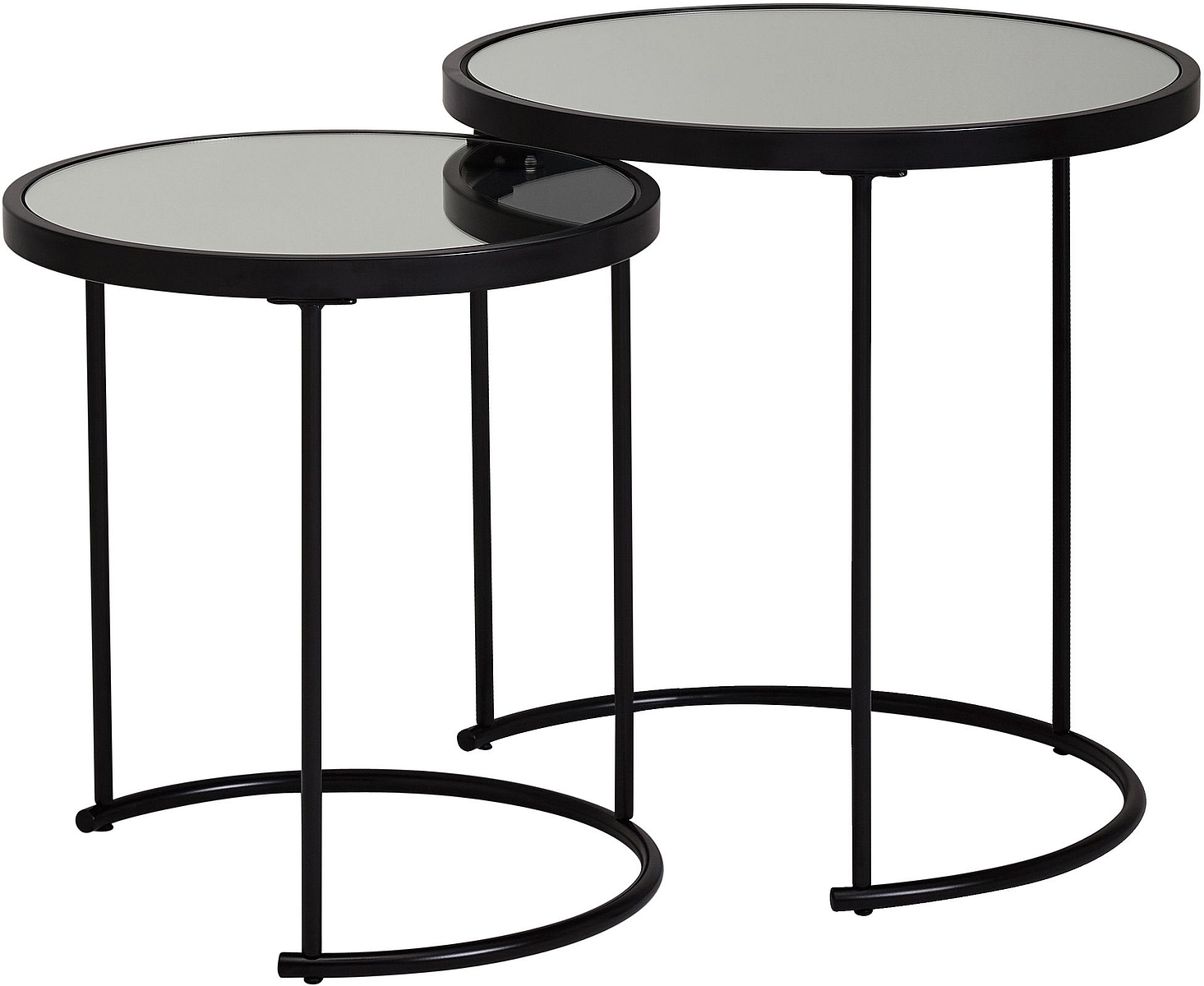 Lot de 2 tables gigognes WL5.985