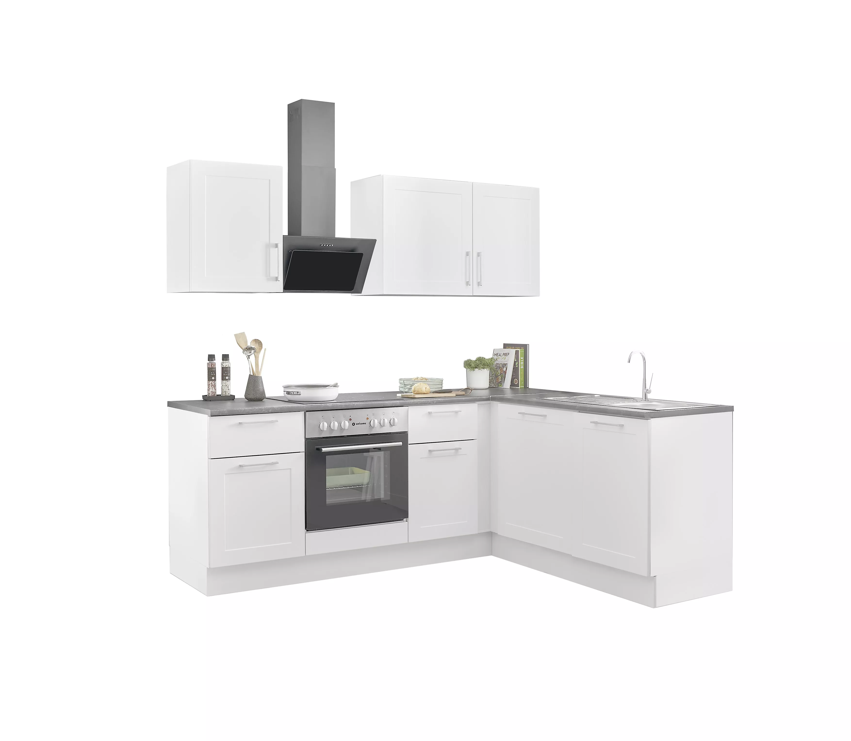 Bloc cuisine avec électroménager HASTINGS (cuisine d'angle) I
