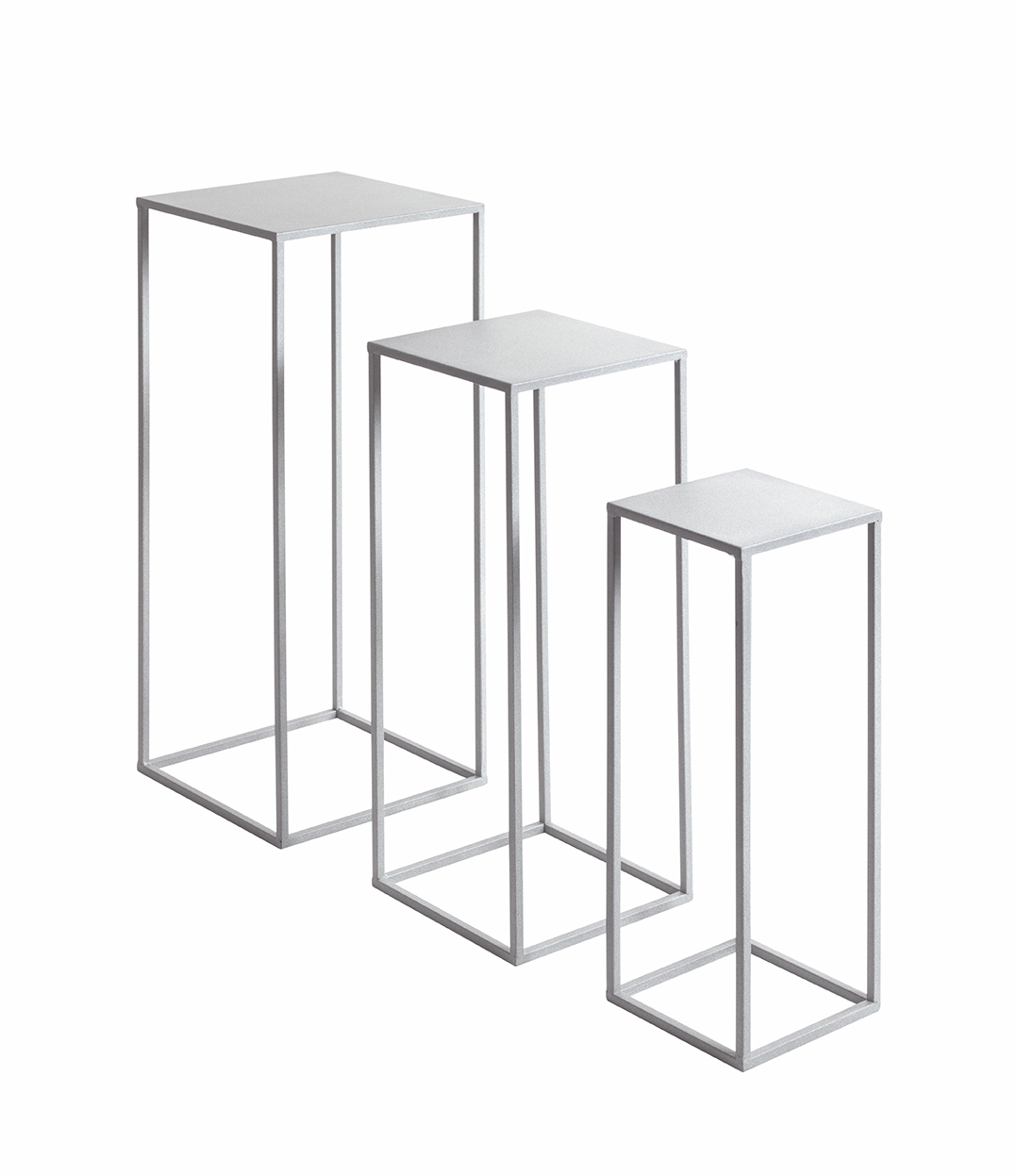 Lot de 3 sellettes porte-plantes VALLETTA 2