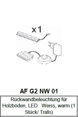 Eclairage de fond RAVENNA AF G2 NW 01