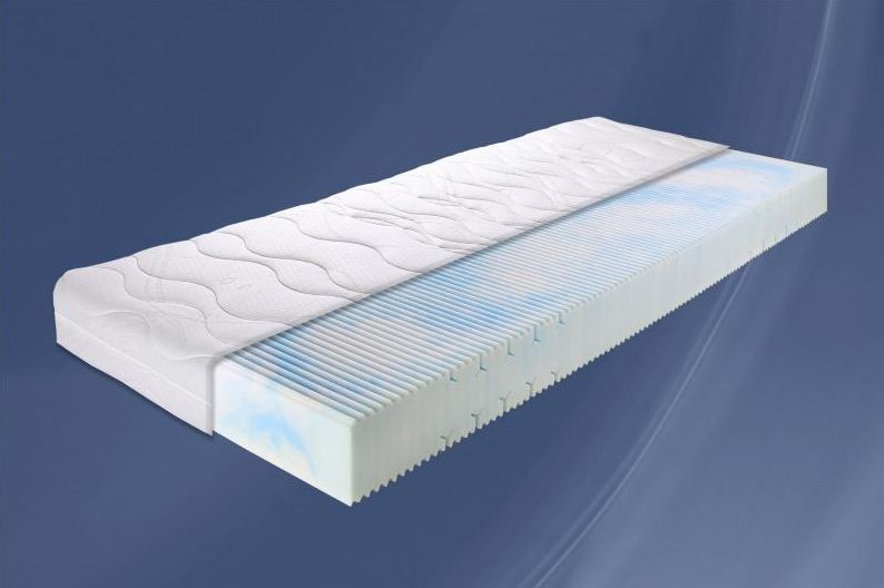 Matelas en mousse haute résilience 80x200 cm LLQ CLEAN BASIC