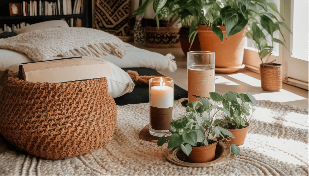 „Entdecken Sie unsere Natural Living Deko im Boho-Stil: Natürlich, entspannt und stilvoll. Körbe, Pflanzen, Decken, Kerzen und Kissen, die eine gemütliche und harmonische Atmosphäre in deinem Zuhause zaubern.“ "Découvre notre déco Natural Living de style boho : naturelle, détendue et stylée. Des paniers, des plantes, des plaids, des bougies et des coussins qui créent une atmosphère chaleureuse et harmonieuse dans ton intérieur".