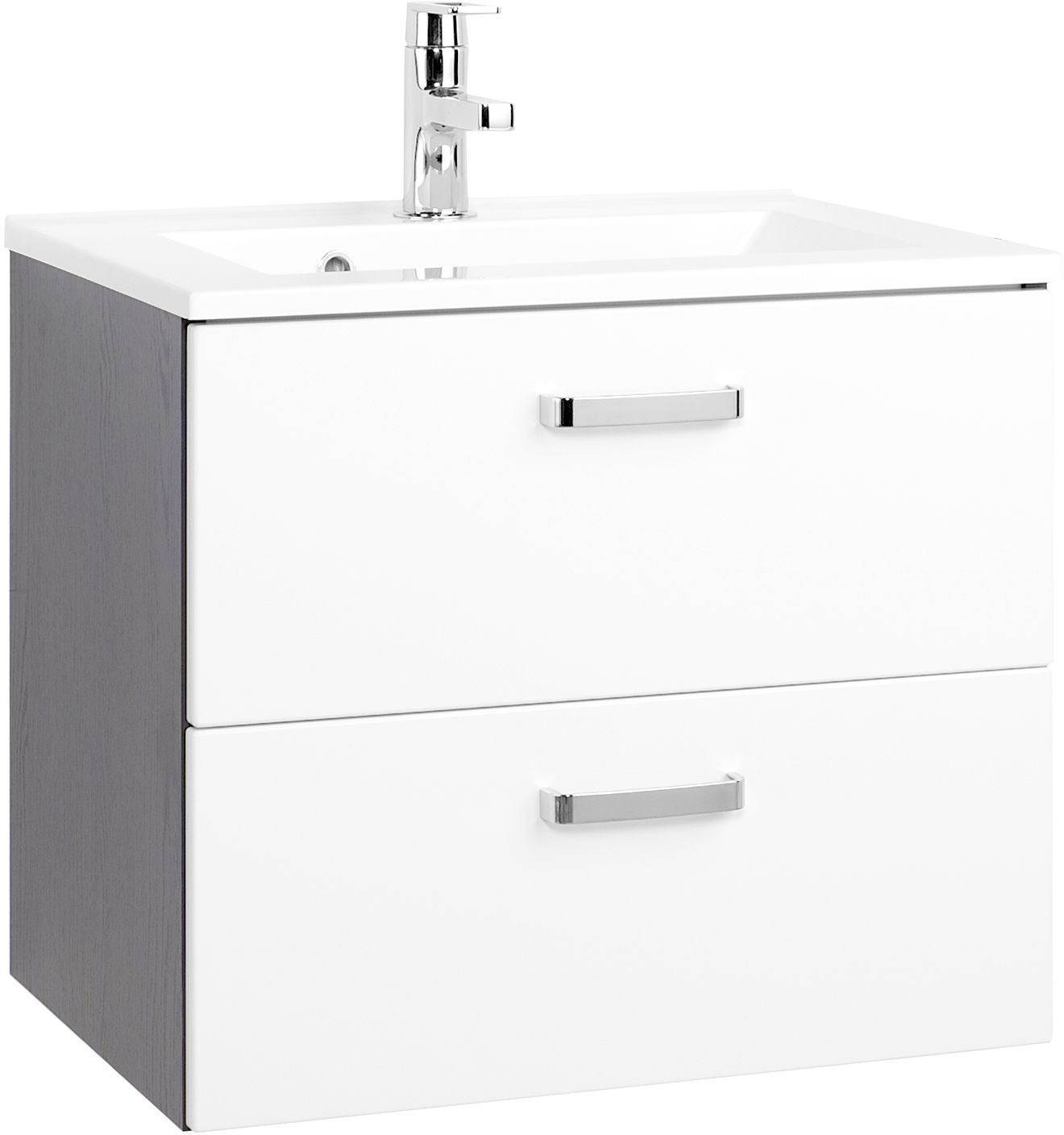 Meuble sous vasque 60 avec vasque en fonte minérale BOLOGNA Meuble sous vasque 60 avec vasque en fonte minérale BOLOGNA