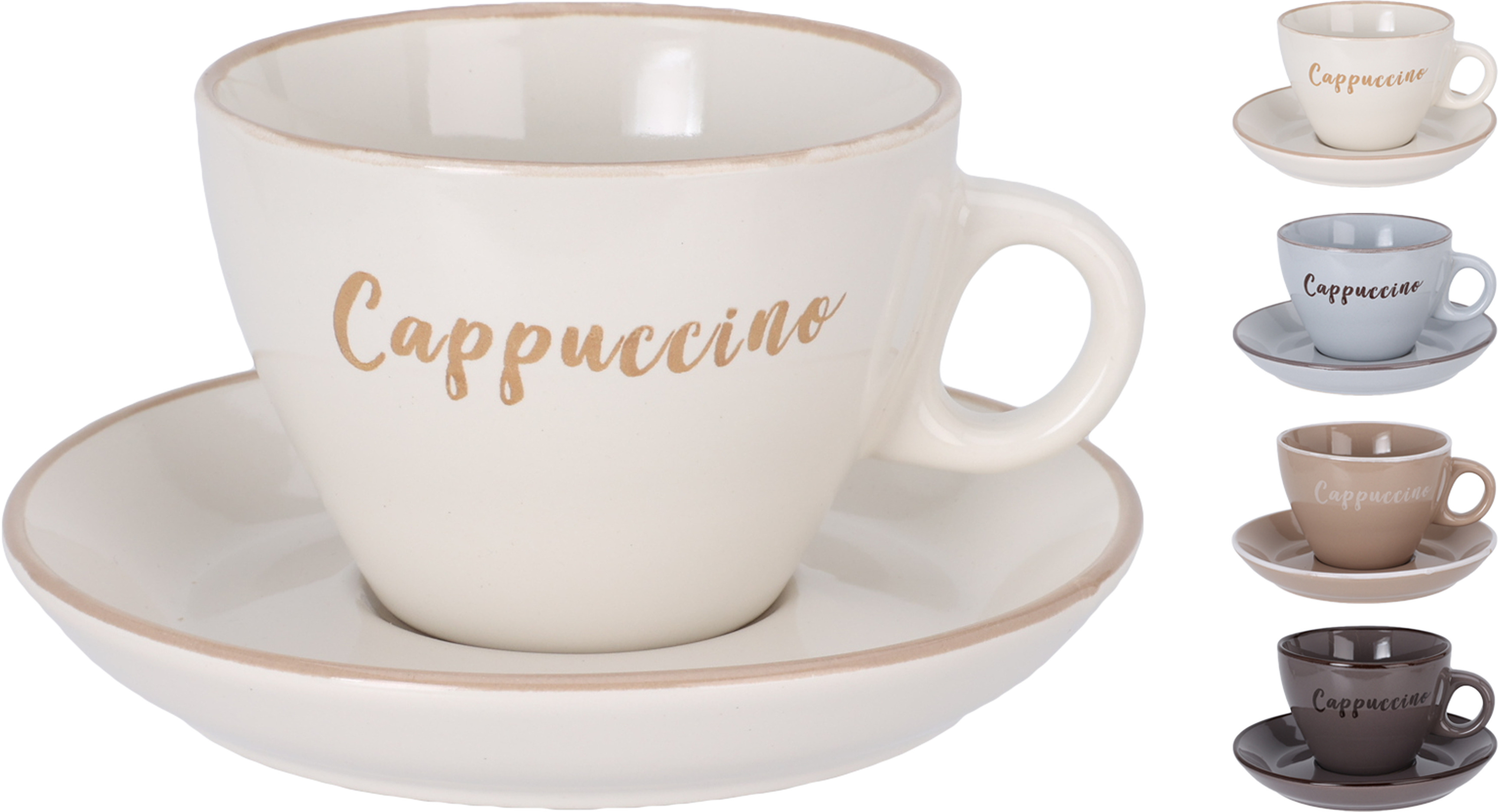 Tasse à cappuccino avec sous-tasse EH Tasse à cappuccino avec sous-tasse EH