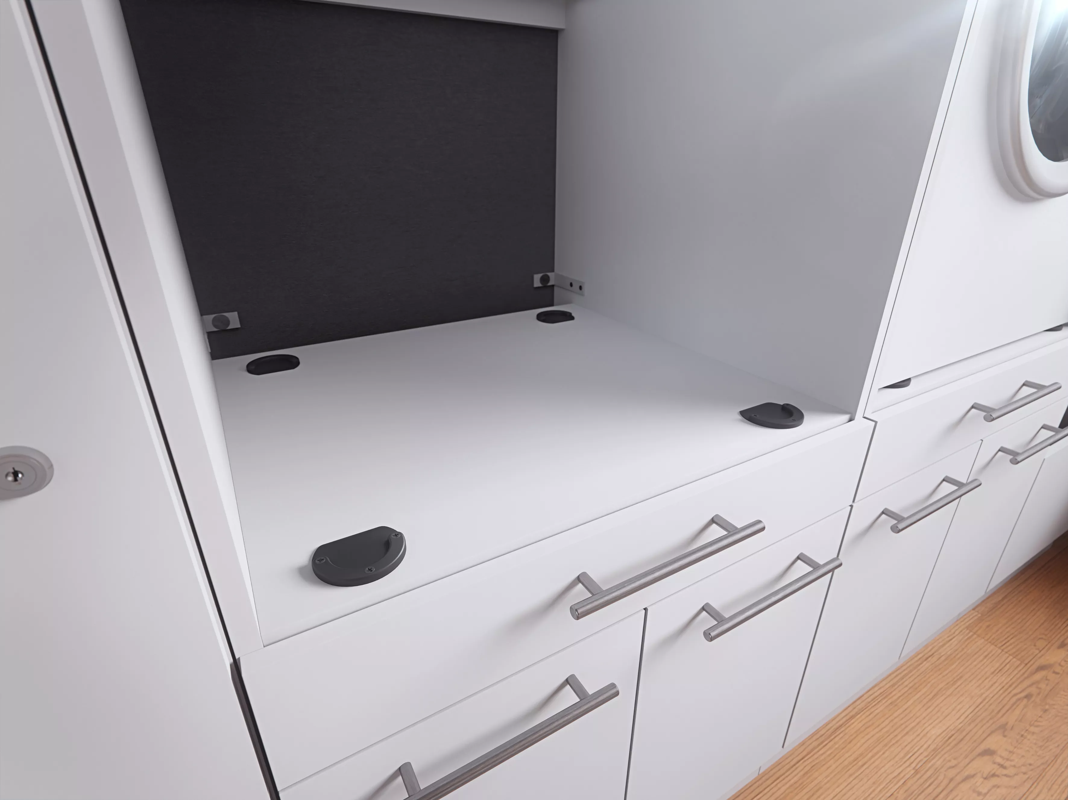 Meuble demi-colonne pour lave-linge/sèche-linge LAUNDREEZY