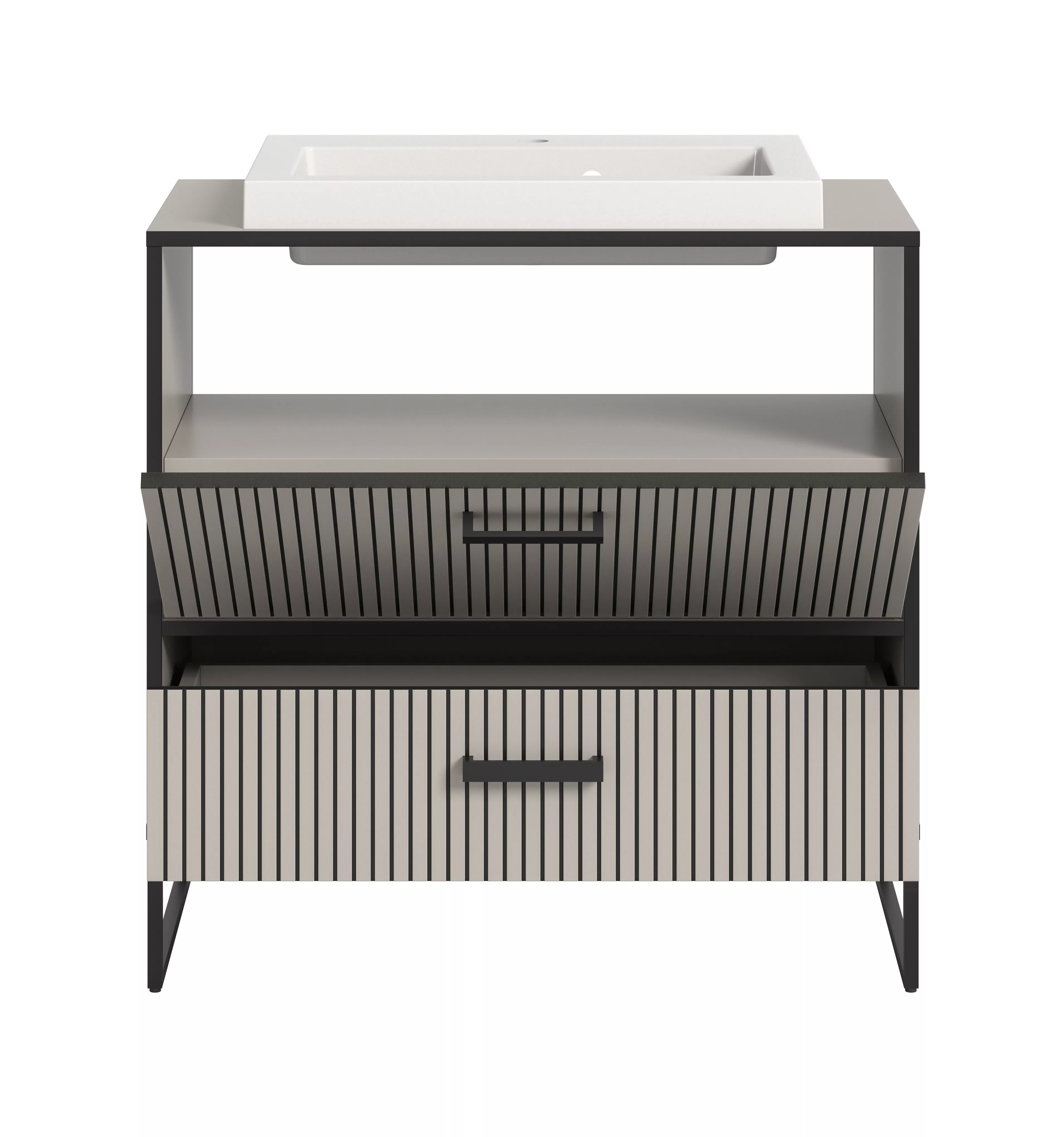 Waschbeckenunterschrank mit Waschbecken BAGNO