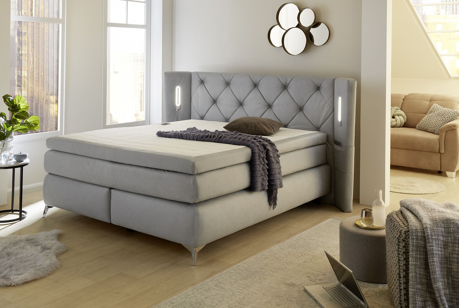 Lit boxspring VALERIE MIX