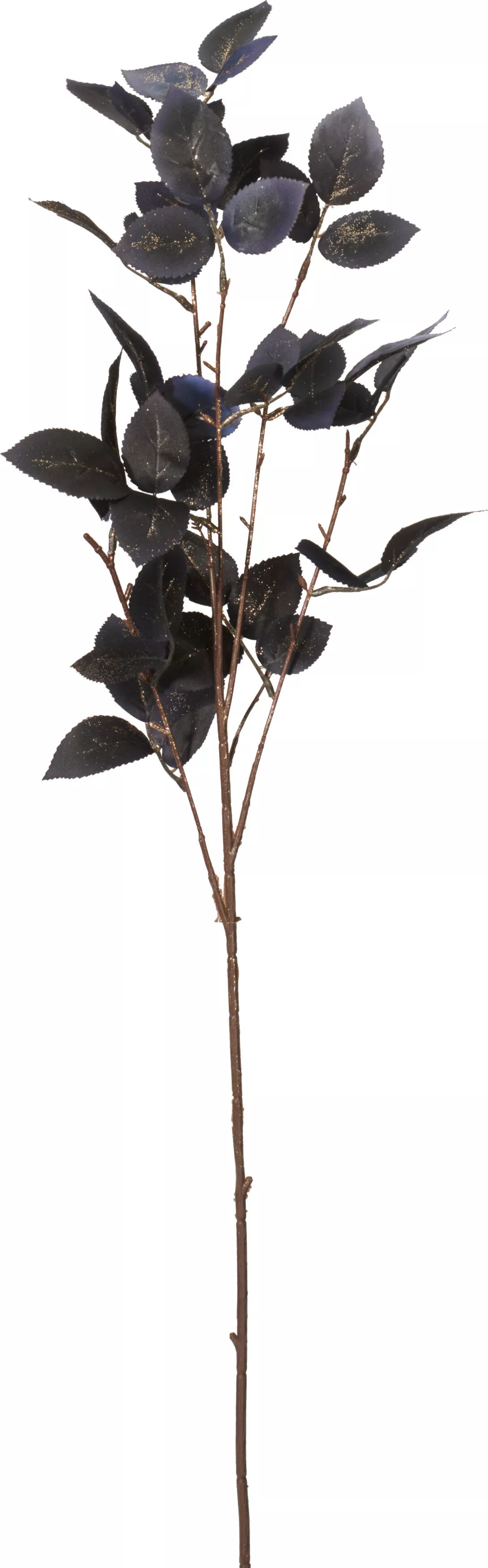Branche d’automne feuilles pailletées 68cm