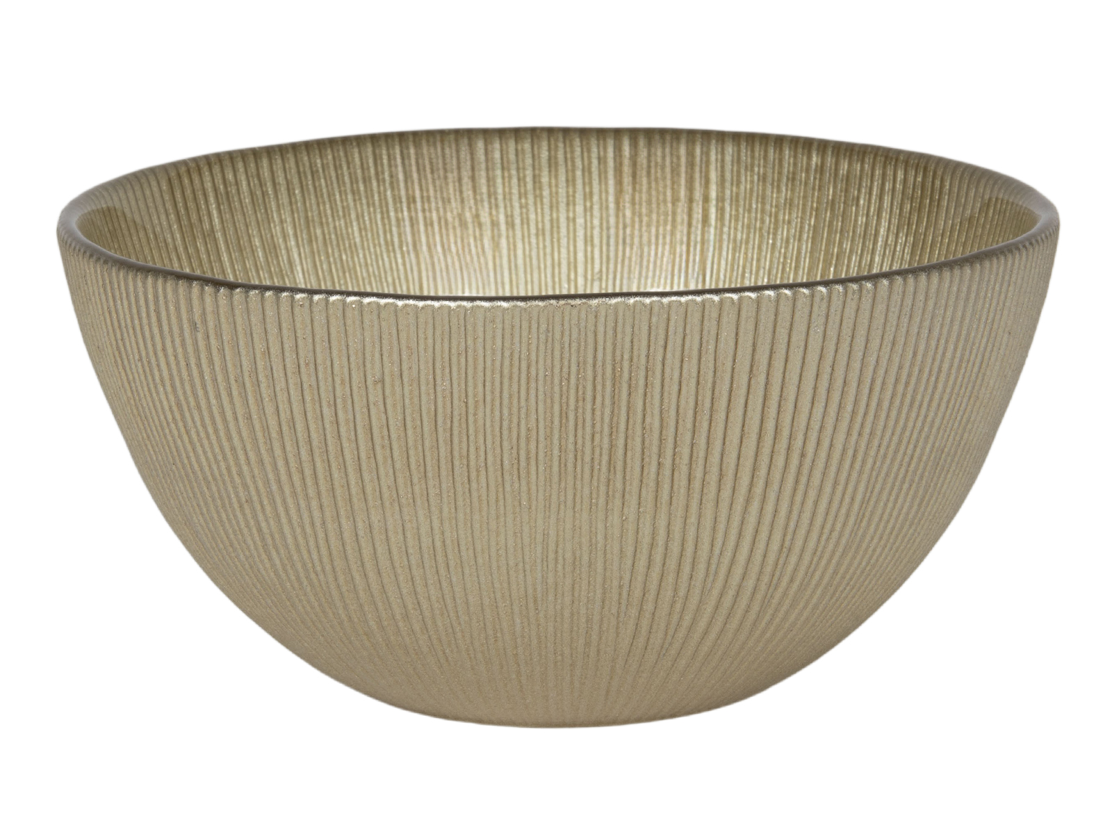 Coupelle en verre ton doré LUXURY