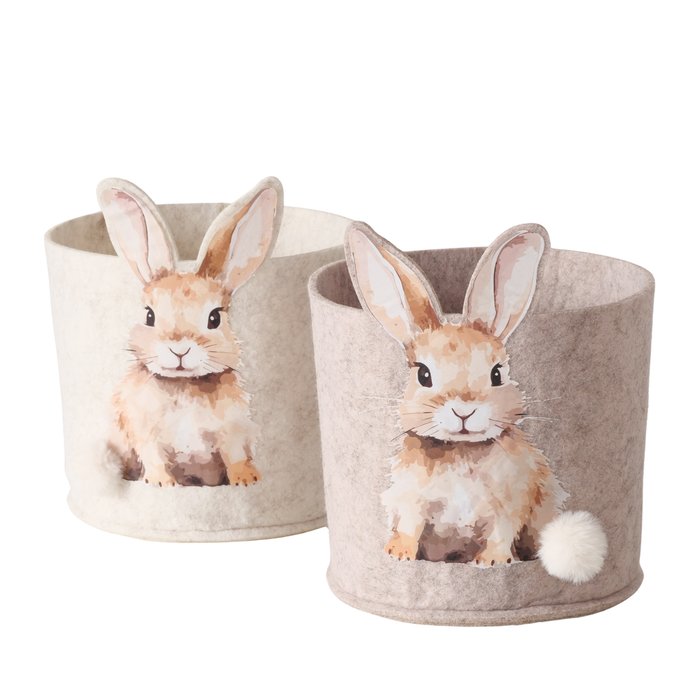 Panier en feutre lapin HANSI