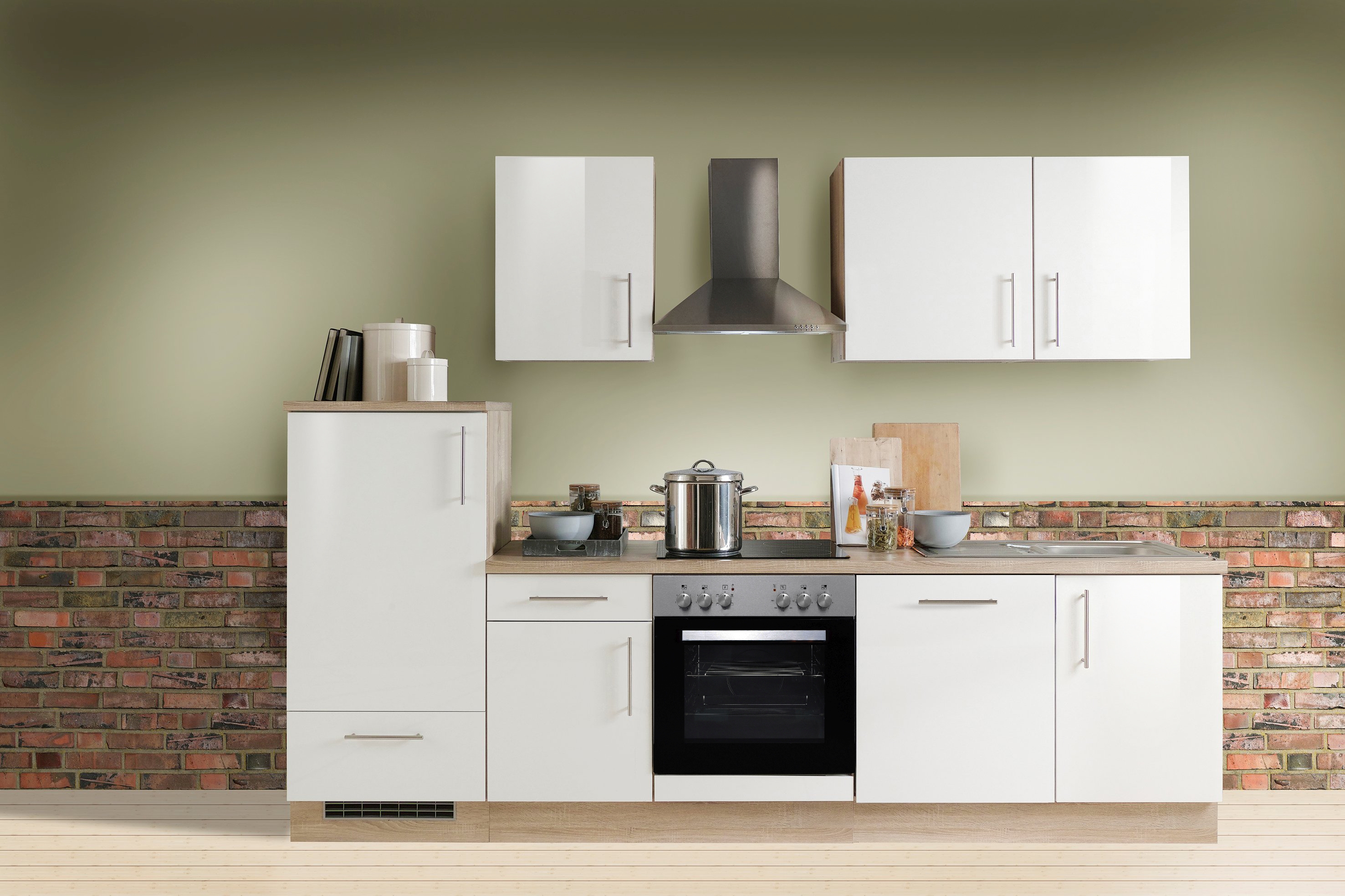 Bloc cuisine avec électroménager KONSTANZA Bloc cuisine avec électroménager KONSTANZA