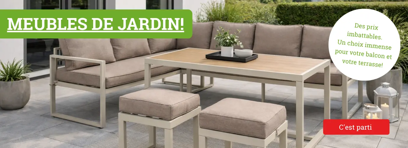 Mobilier de jardin à des prix imbattables - découvrez-le ici>