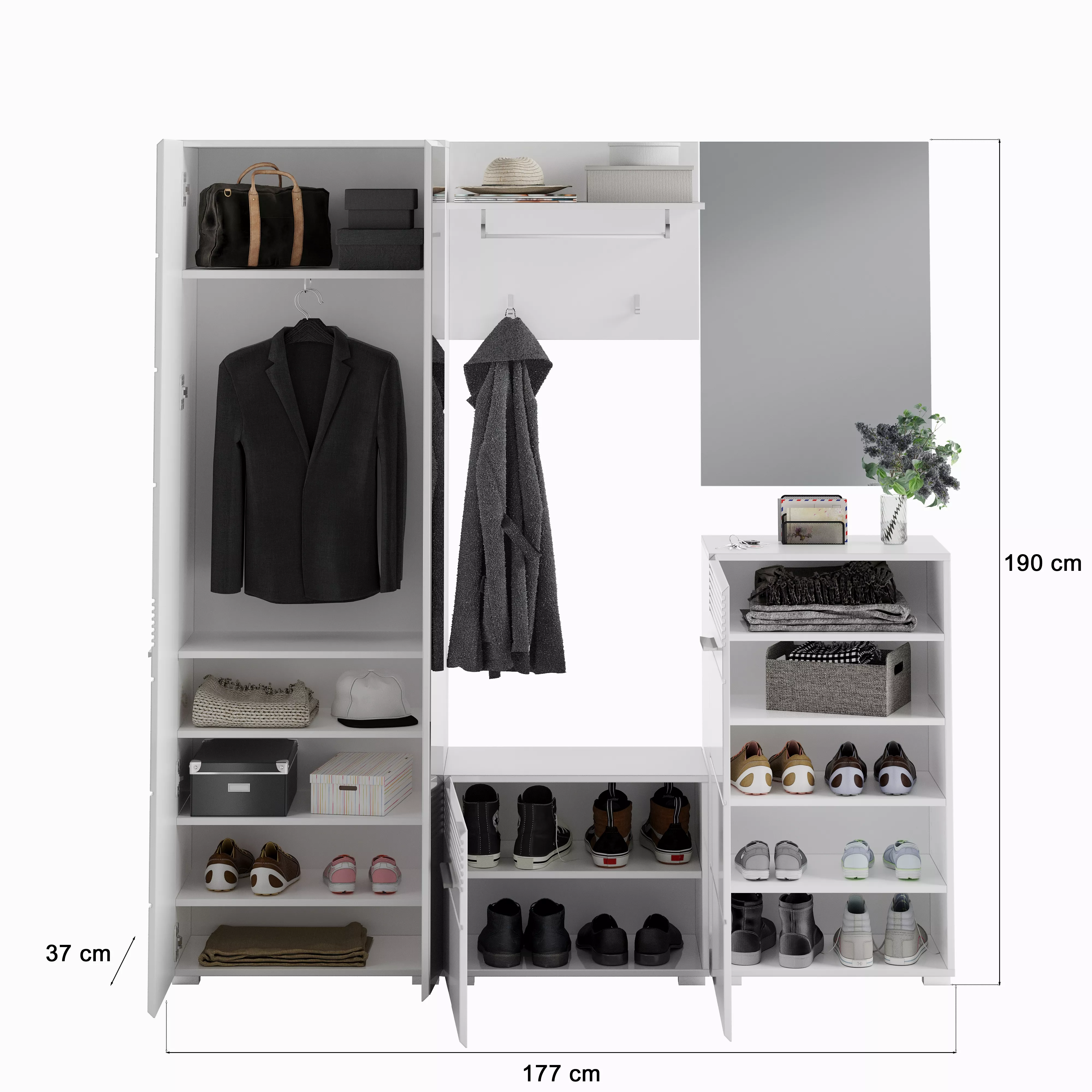 Vestiaire combiné 5 éléments WELKITE