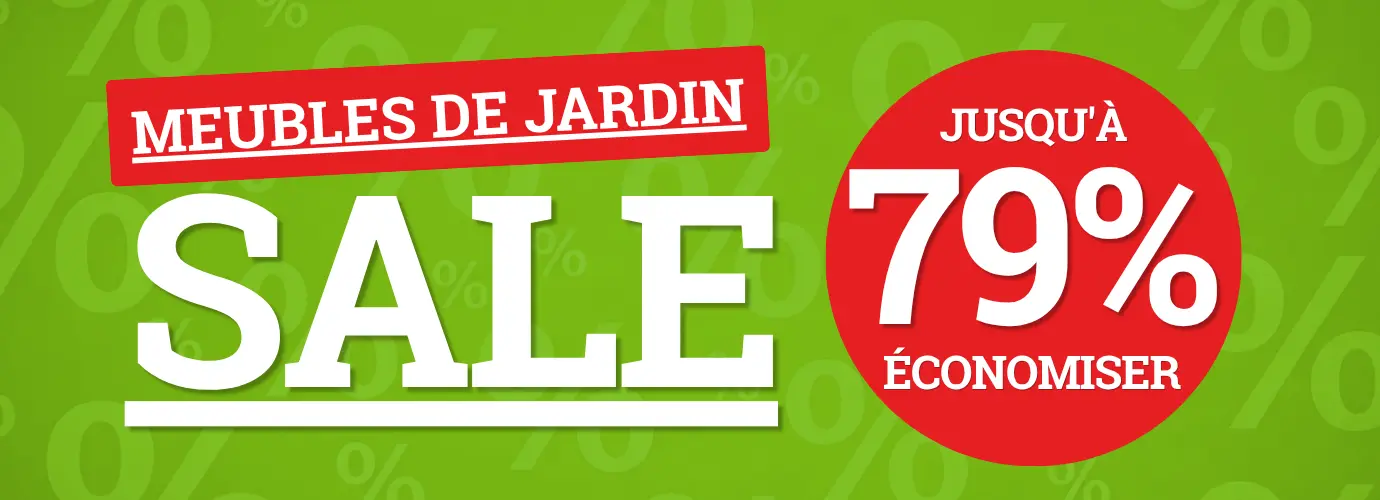 Mobilier de jardin jusqu'à 79 % de réduction – faites des économies ÉNORMES dès maintenant.