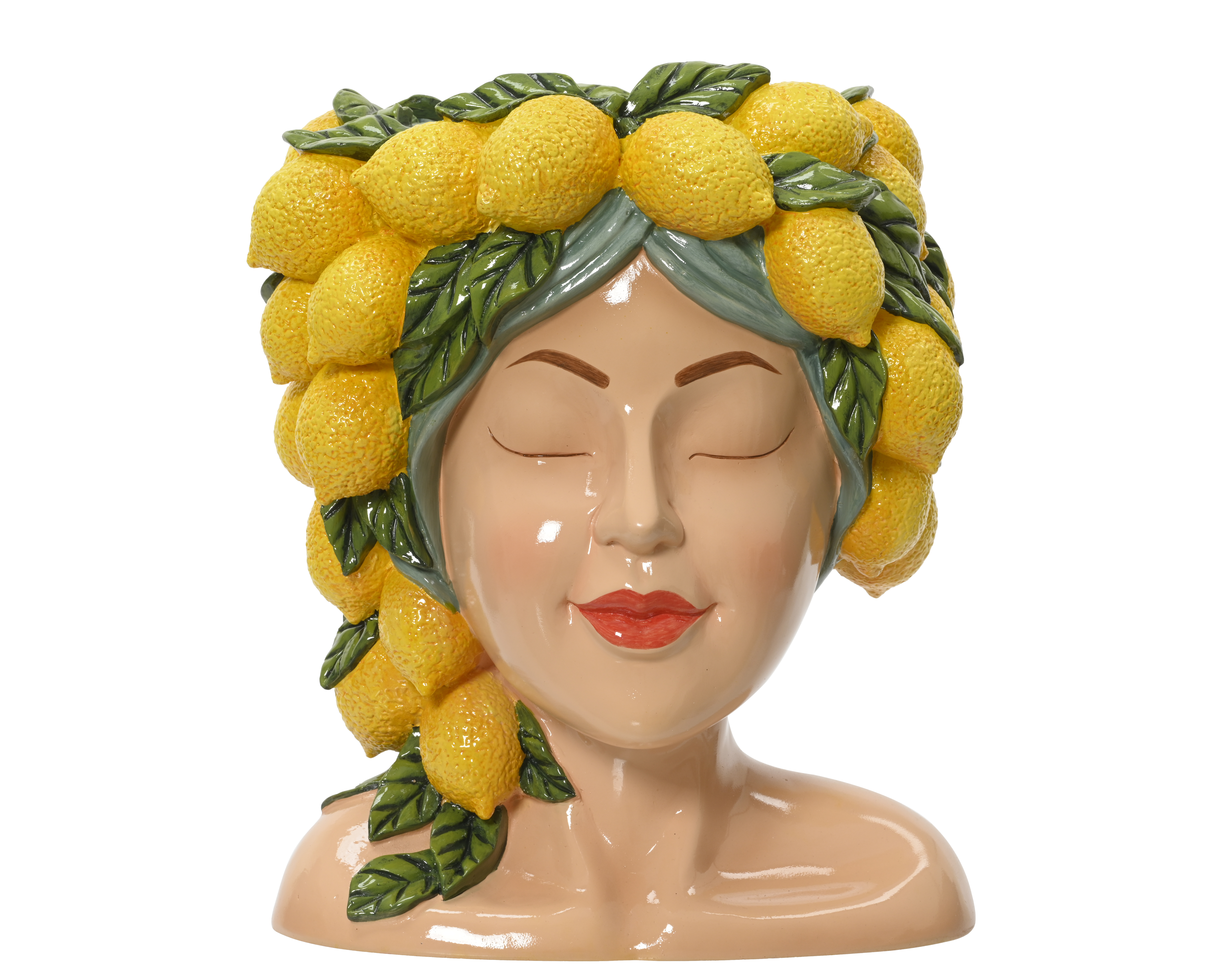 Vase femme aux citrons DEKO
