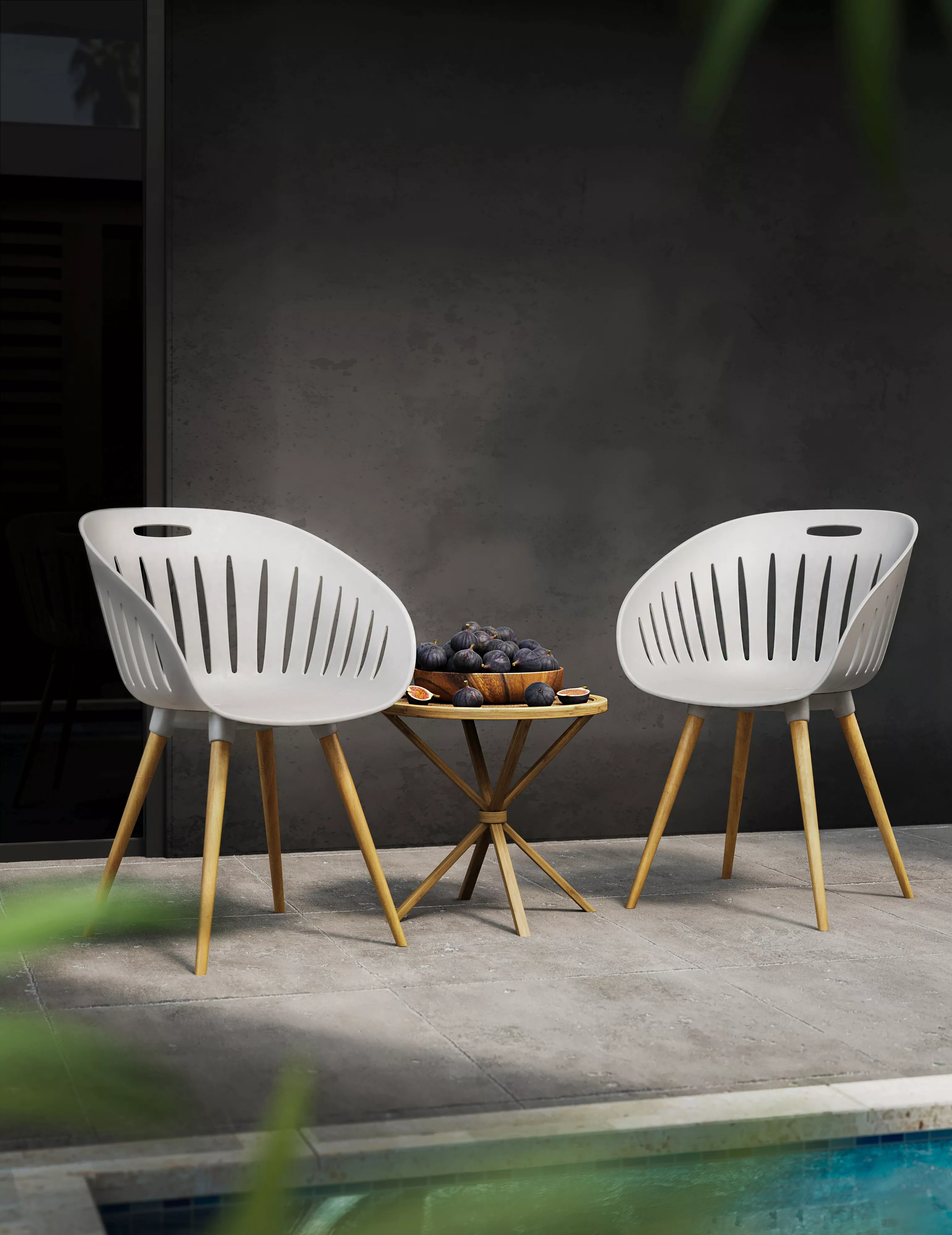 Lot de 2 chaises de jardin T2023