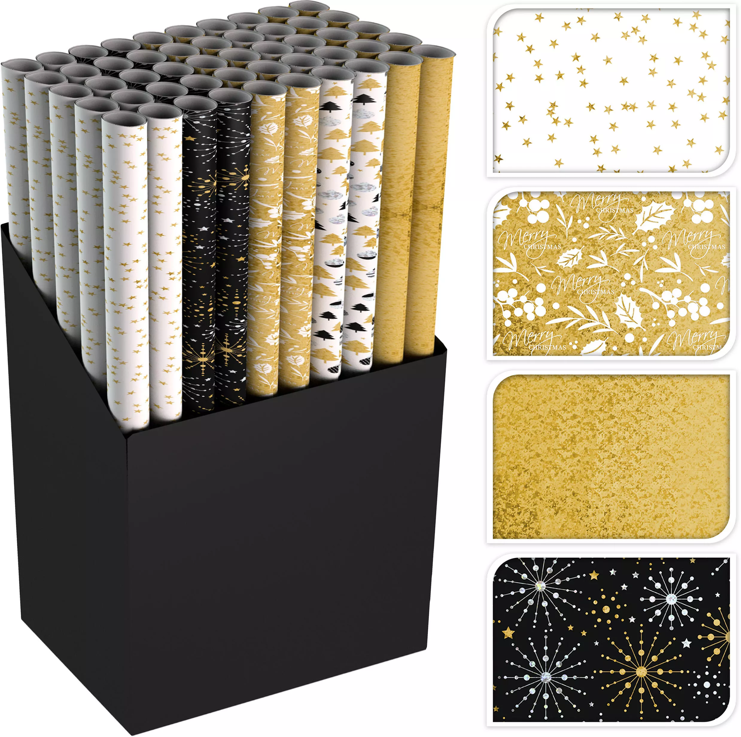Rouleau de papier cadeau CHRISTMAS