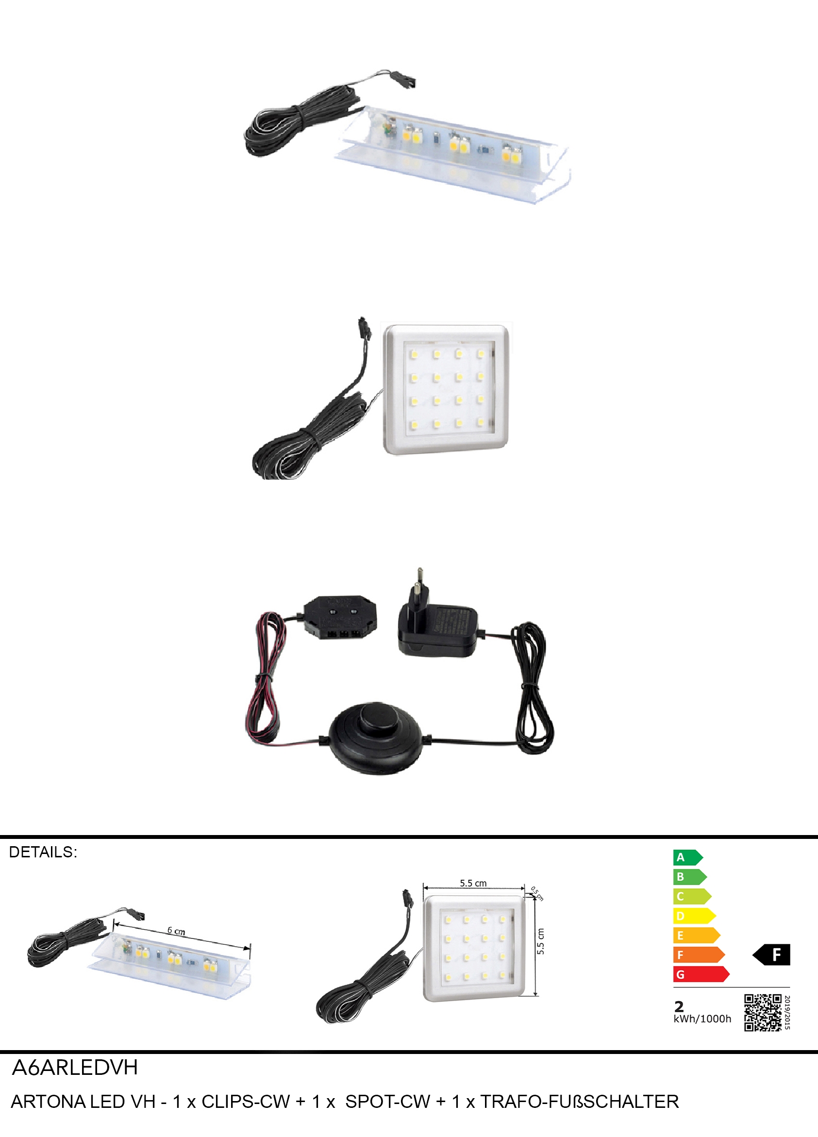 Kit d'éclairage LED VH CARTAGO