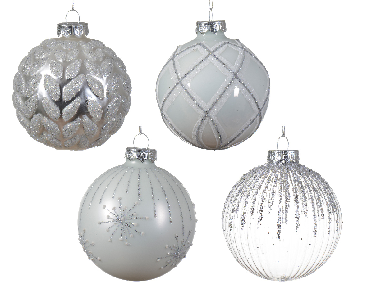 Boule en verre CHRISTMAS