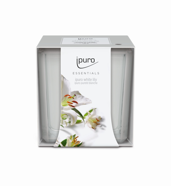 Bougie parfumée Ipuro WHITE LILY