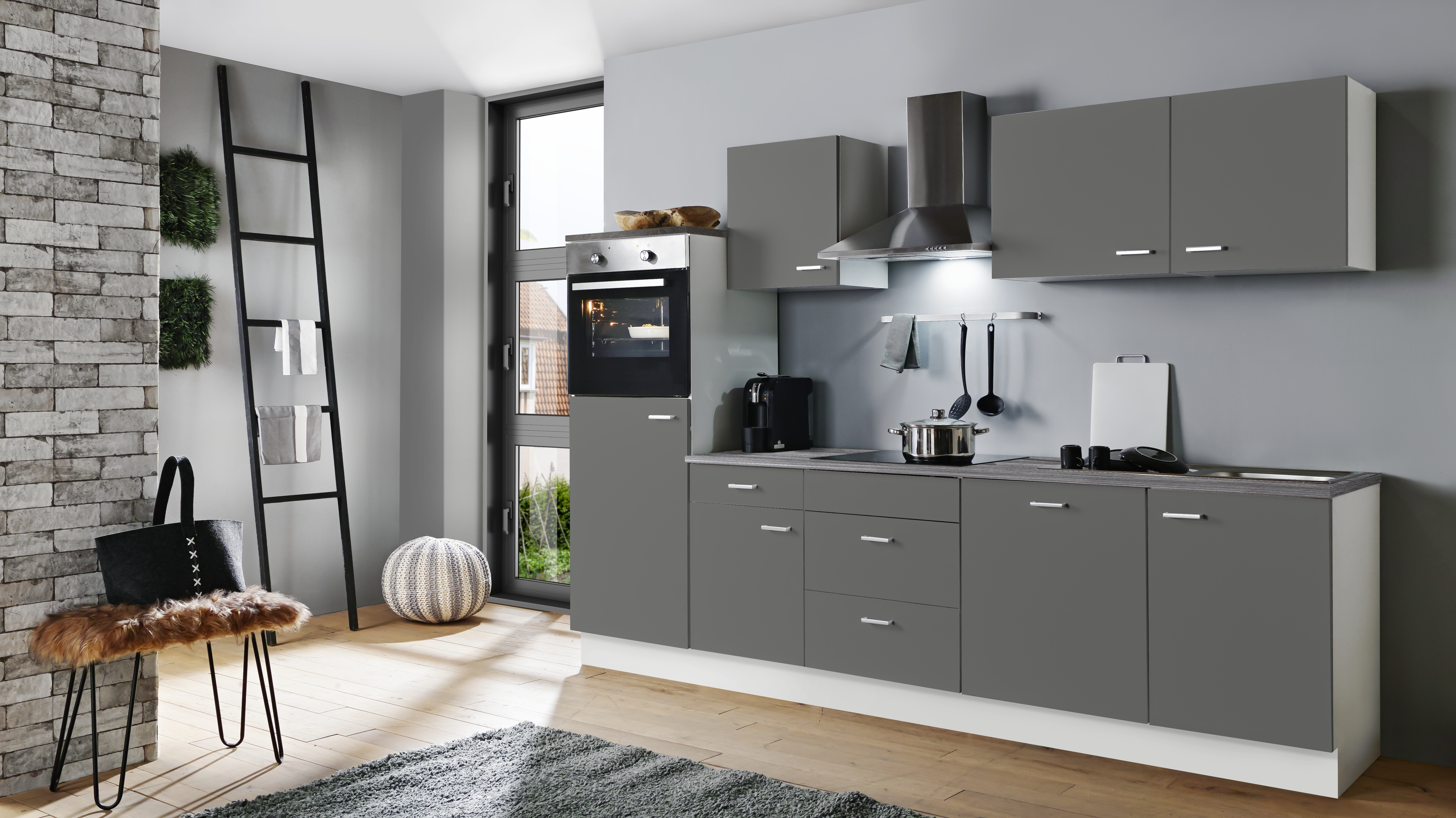 Bloc cuisine avec électroménager ORADEA Bloc cuisine avec électroménager ORADEA