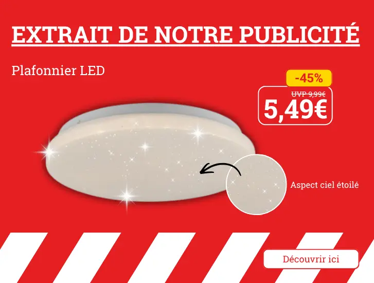 Prix INCROYABLE ! Plafonnier LED Starlight URANUS avec effet ciel étoilé. Découvrez-le ici >