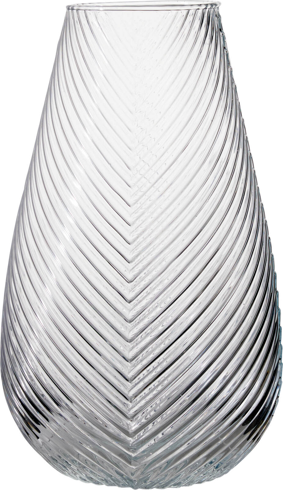 Vase aspect rainuré EH