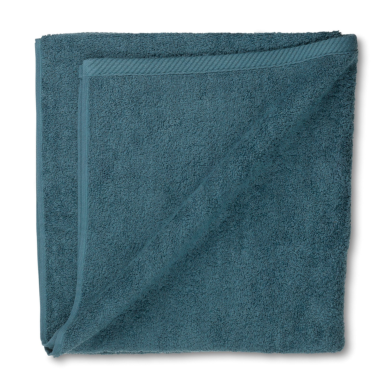 Serviette de bain bleu pétrole LADESSA Serviette de bain bleu pétrole LADESSA