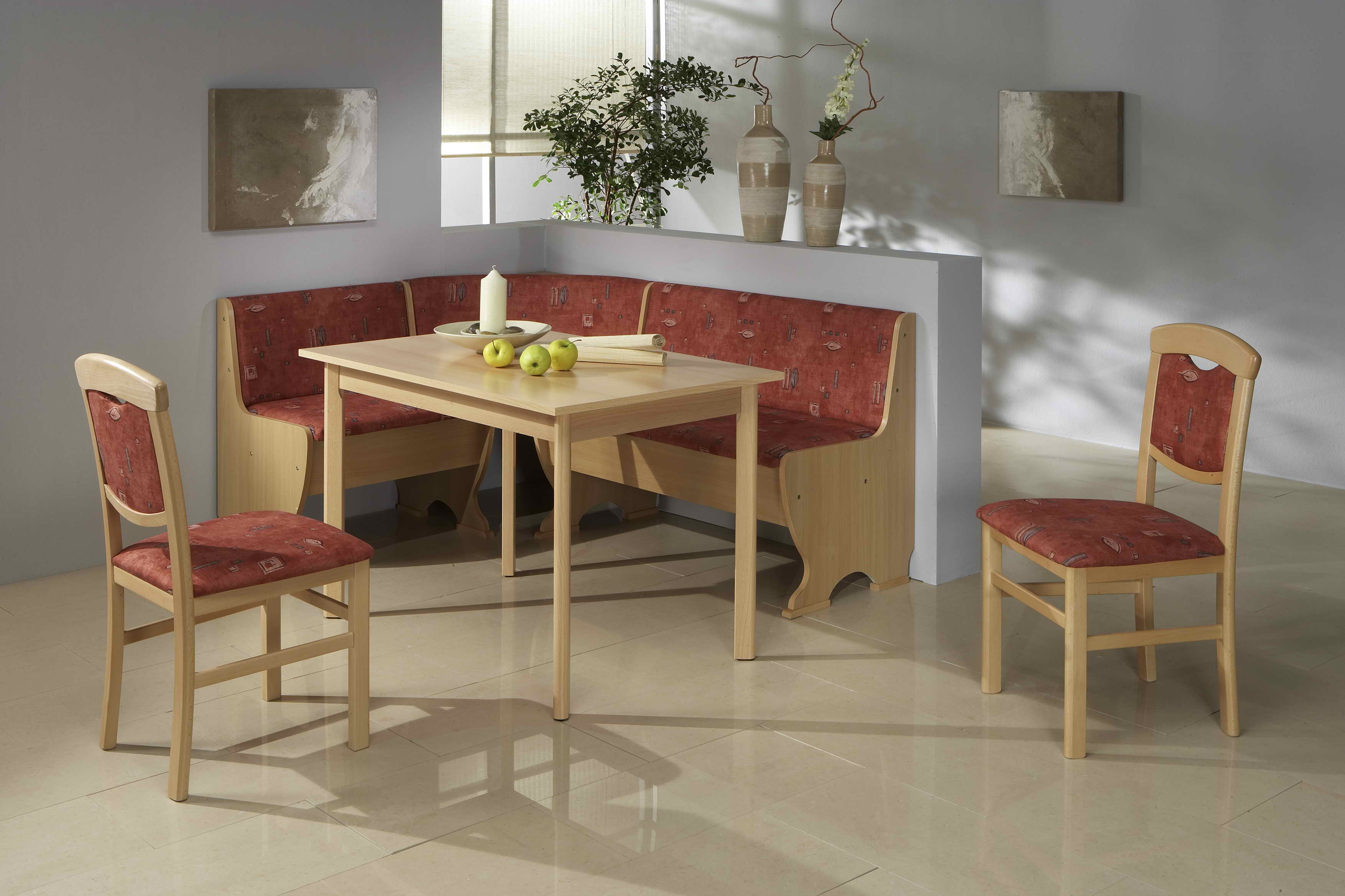 Banquette d'angle avec coffre POLLE