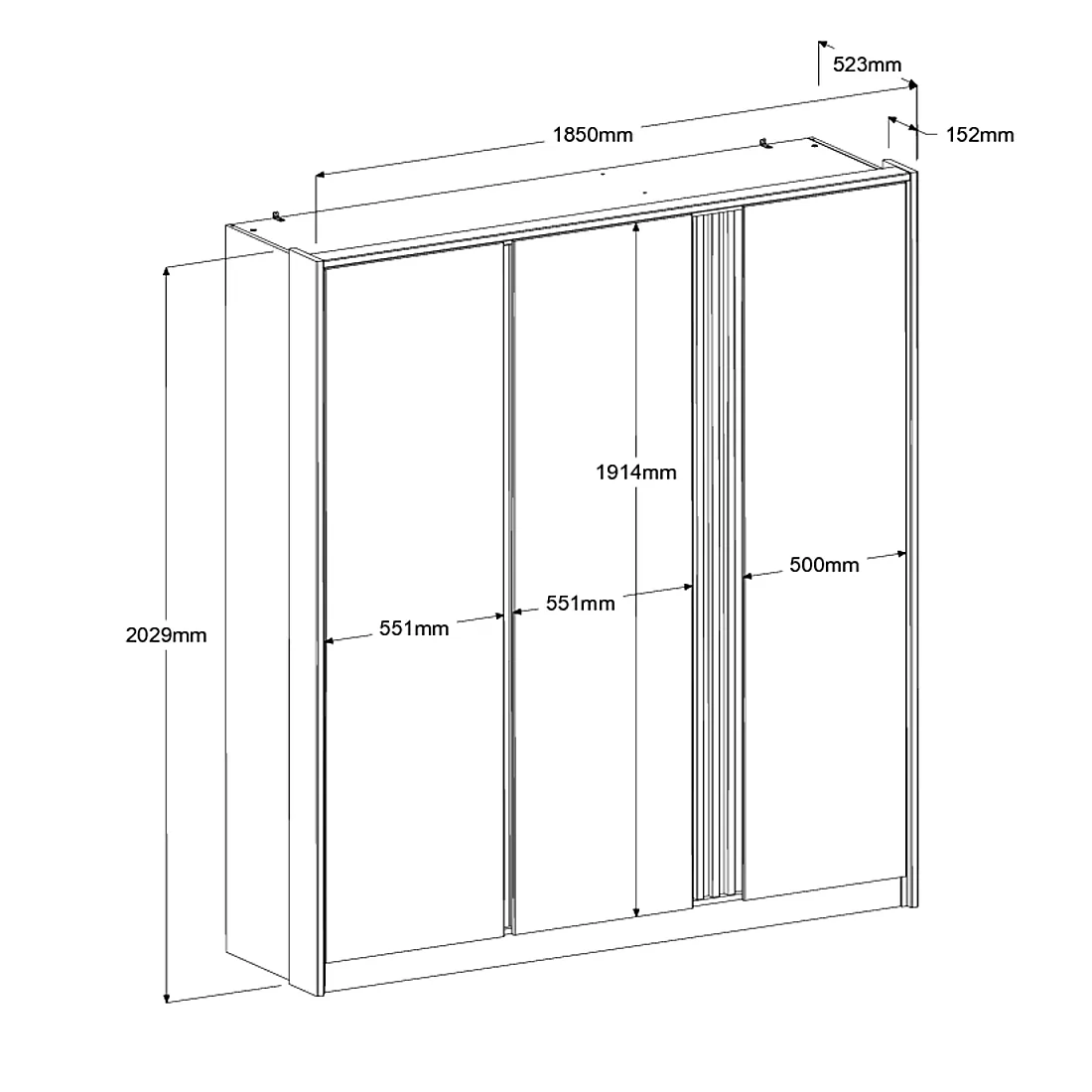 Kleiderschrank ESCALE 1 Kleiderschrank ESCALE 1