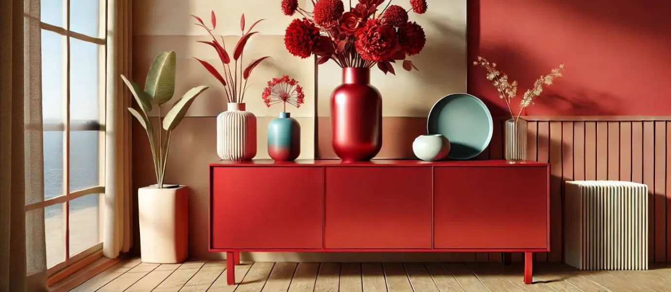 Rouge -> Tendance déco et couleurs 2025 Rouge -> Tendance déco et couleurs 2025