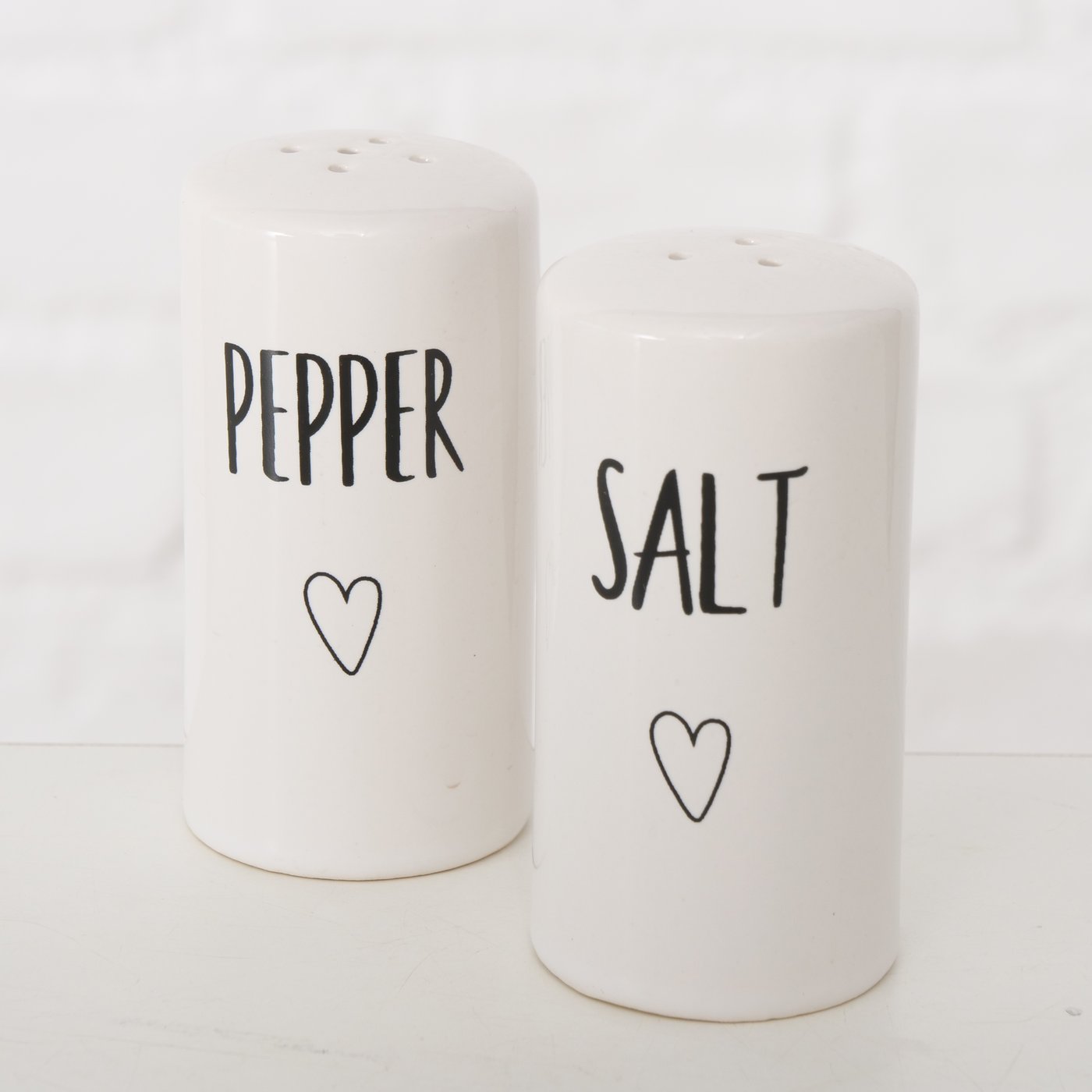 Lot de 2 pièces salière et poivrière STANTON Lot de 2 pièces salière et poivrière STANTON