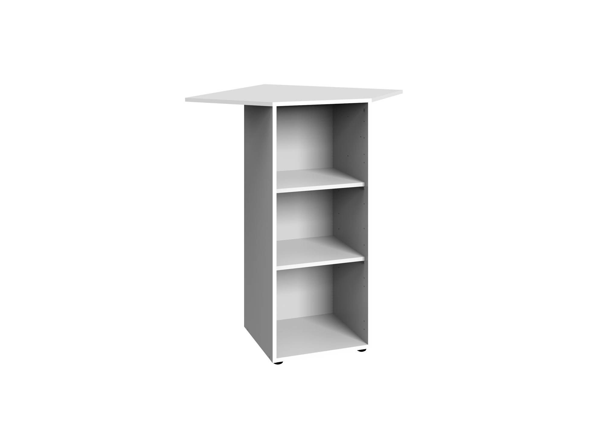 Etagère d'angle CORNER SHELF, ton blanc