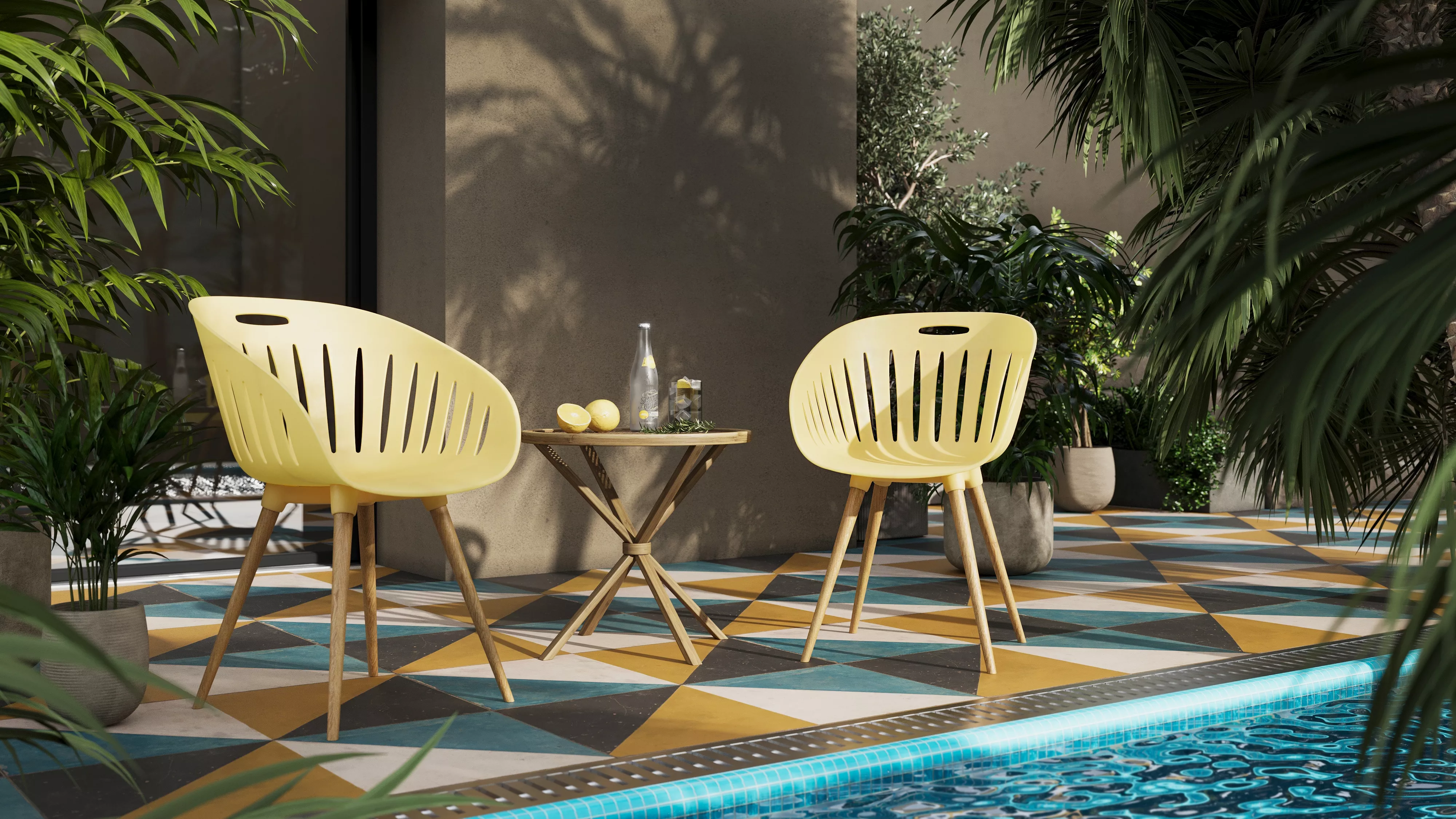 Lot de 2 chaises de jardin T2023