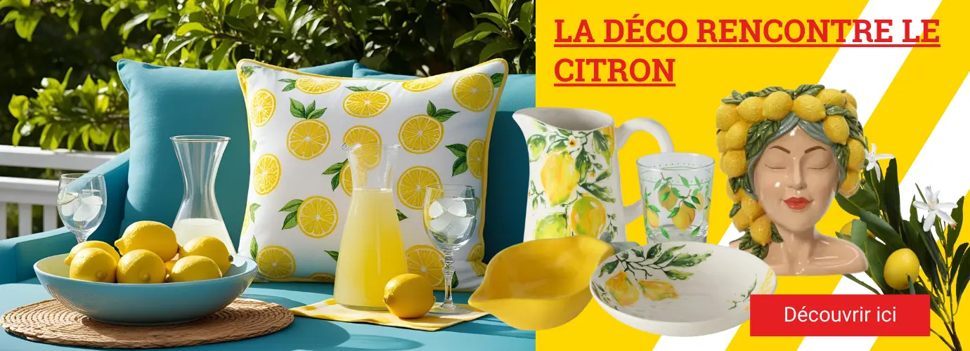 Tendance déco: la déco rencontre le citron