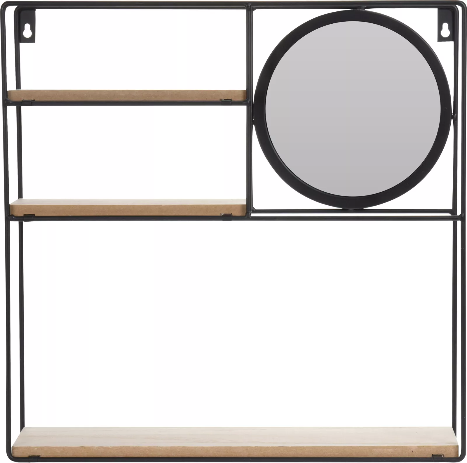 Étagère murale avec miroir