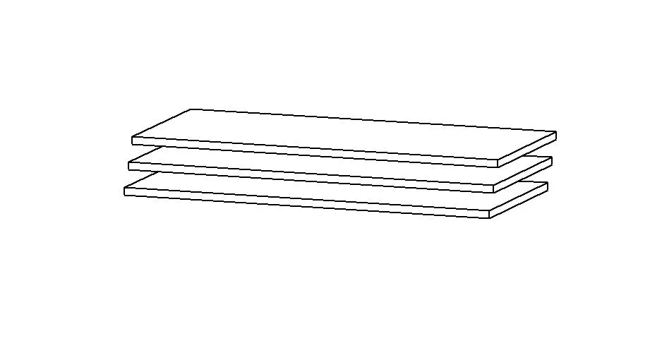 Lot de 3 tablettes  A0033.9F94