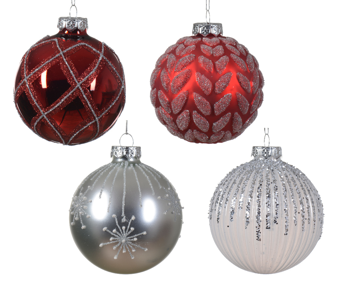 Boule en verre CHRISTMAS