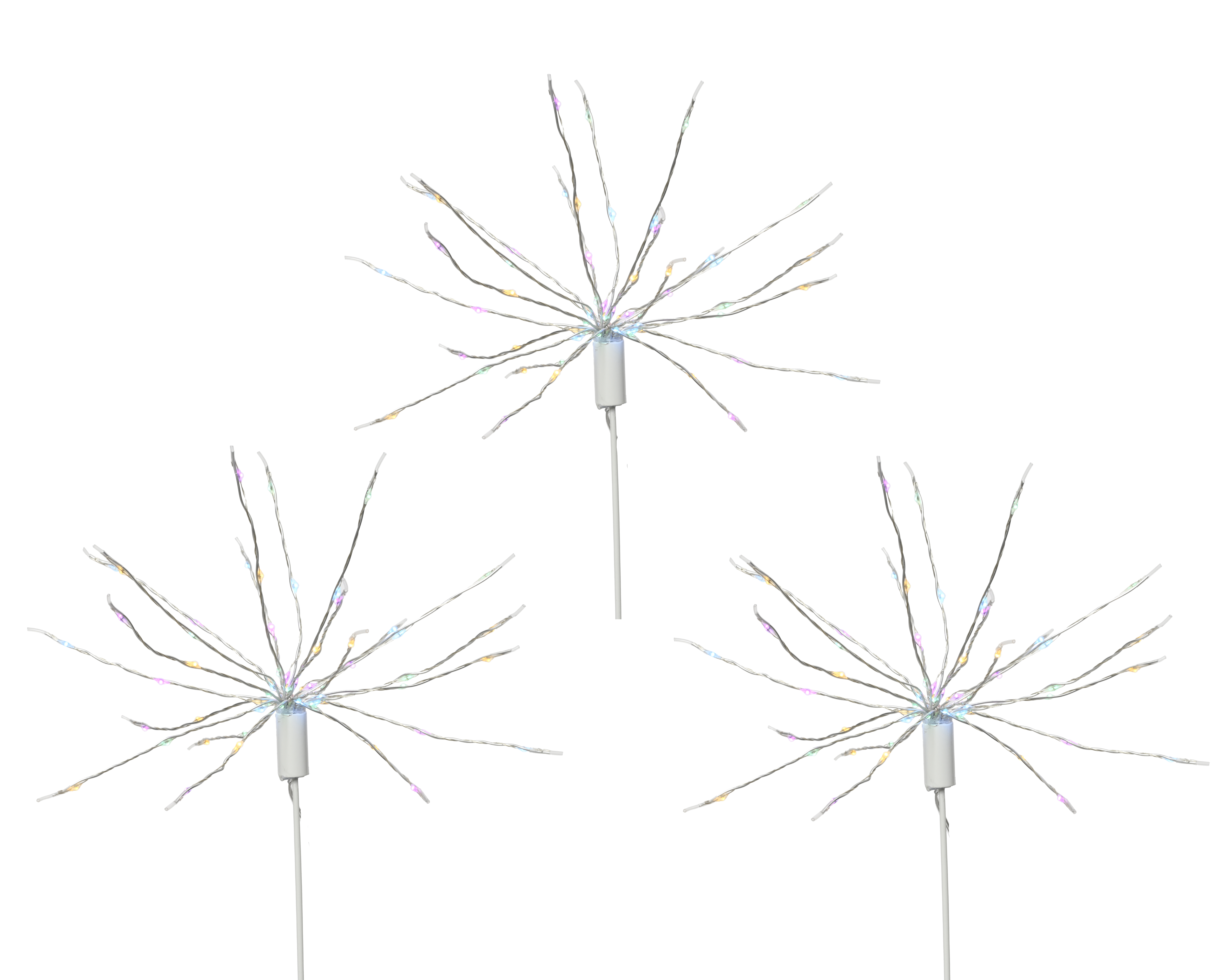 1 lot de 3 objets LED 45 cm ton multicolore POLARSTERN