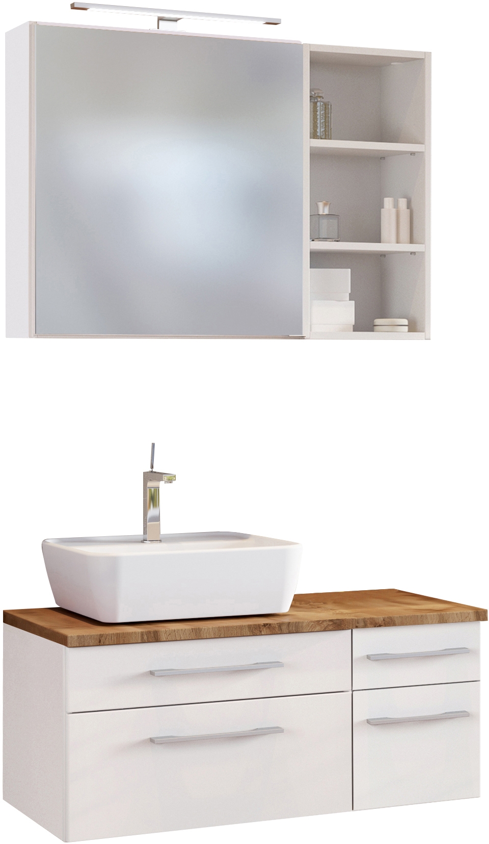 Ensemble salle de bains 4 éléments DAVOS Ensemble salle de bains 4 éléments DAVOS