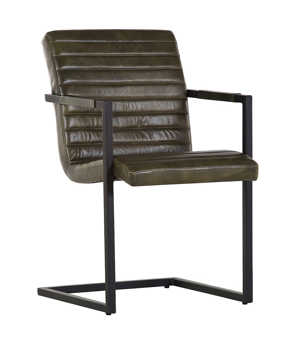 Lot de 2 chaises à piètement luge BARCELONA Lot de 2 chaises à piètement luge BARCELONA