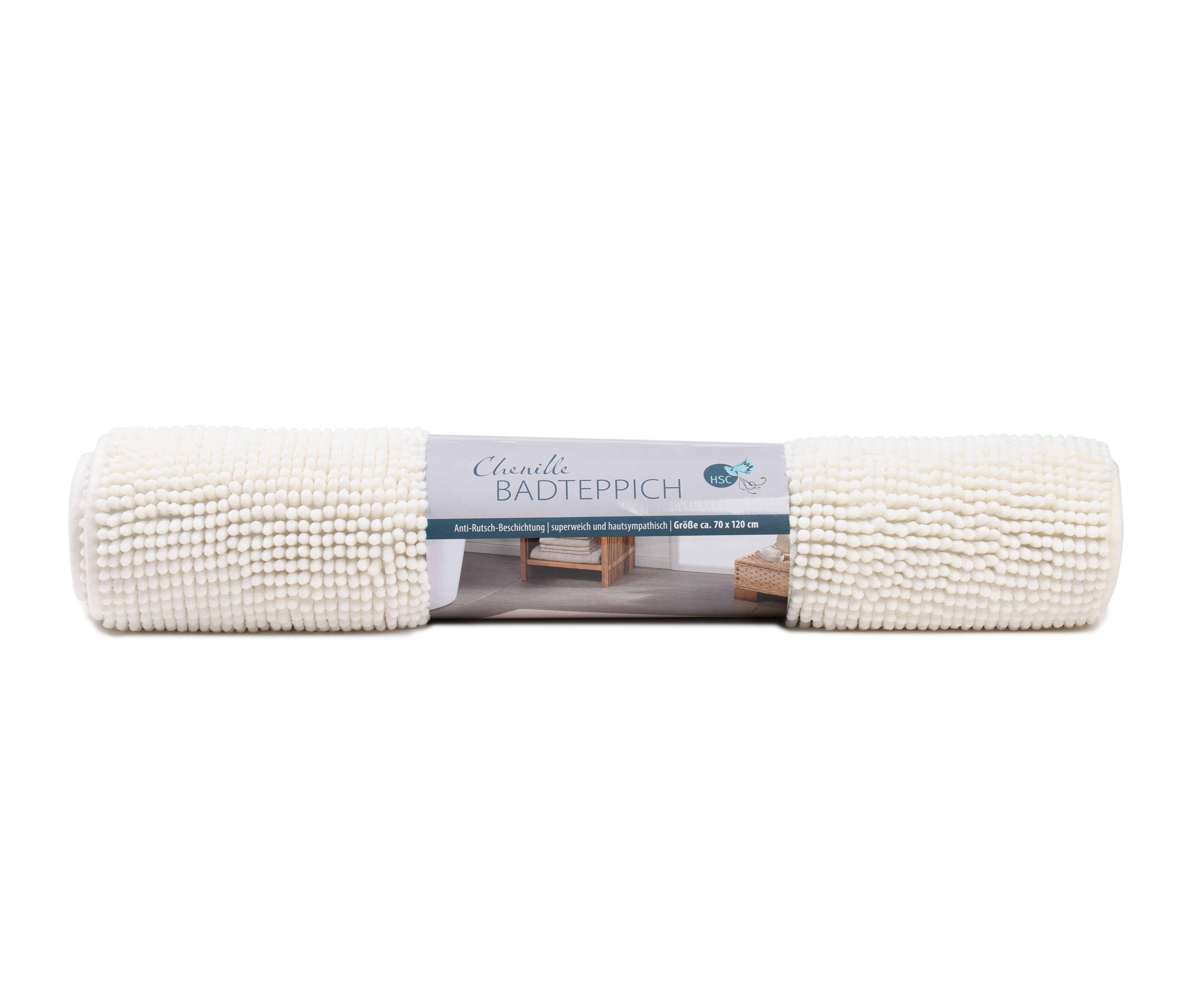 Tapis de bain en microfibre chenille CHELSEA