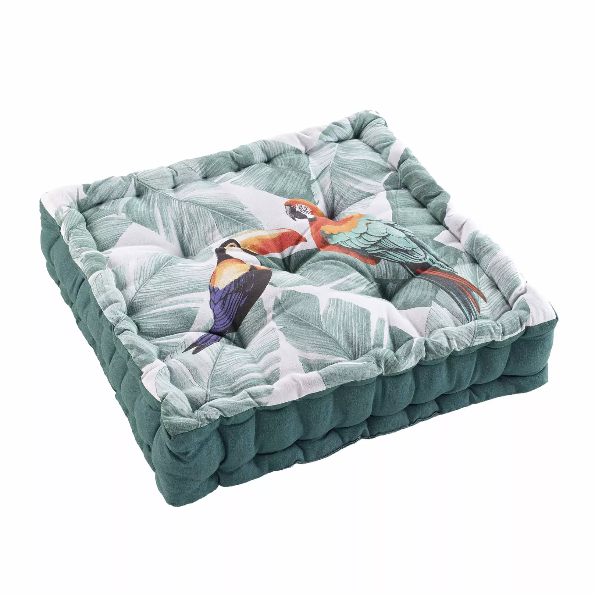 Coussin de sol perroquets OUTDOOR