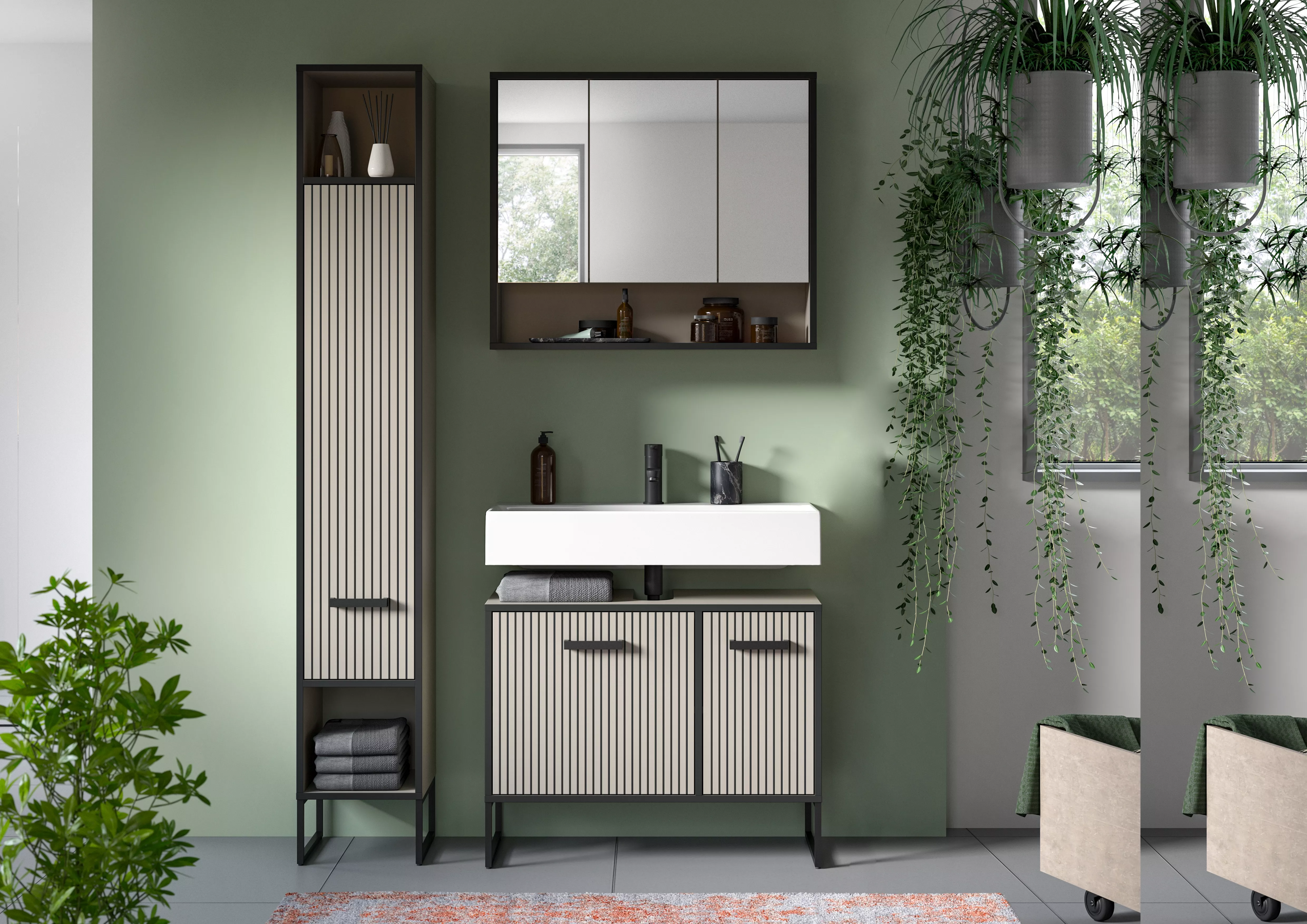 Badkombination 3-teilig BAGNO
