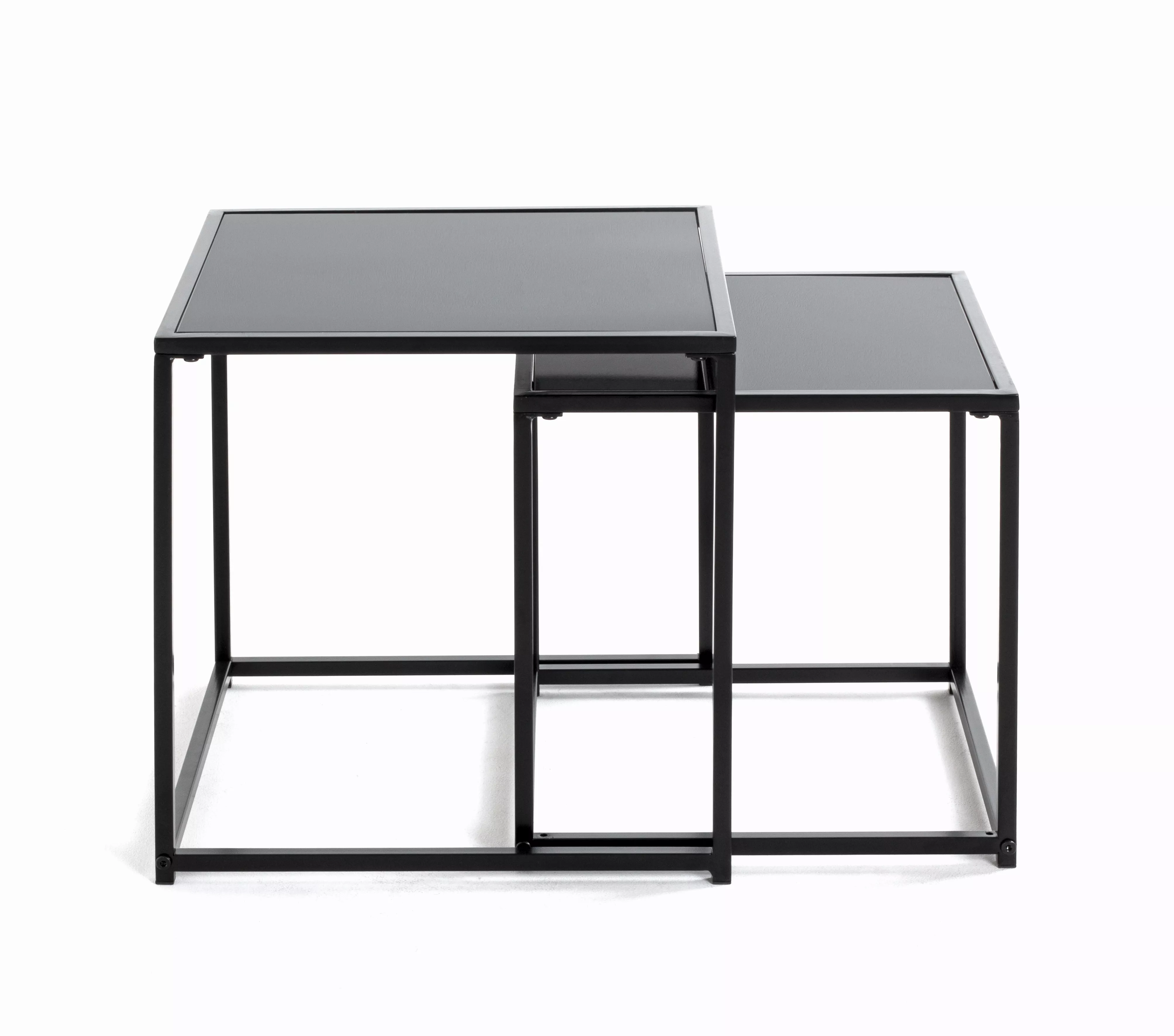 Lot de 2 tables d'appoint YORK