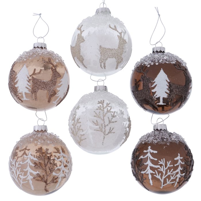 Boule de Noël 8 cm LENITA