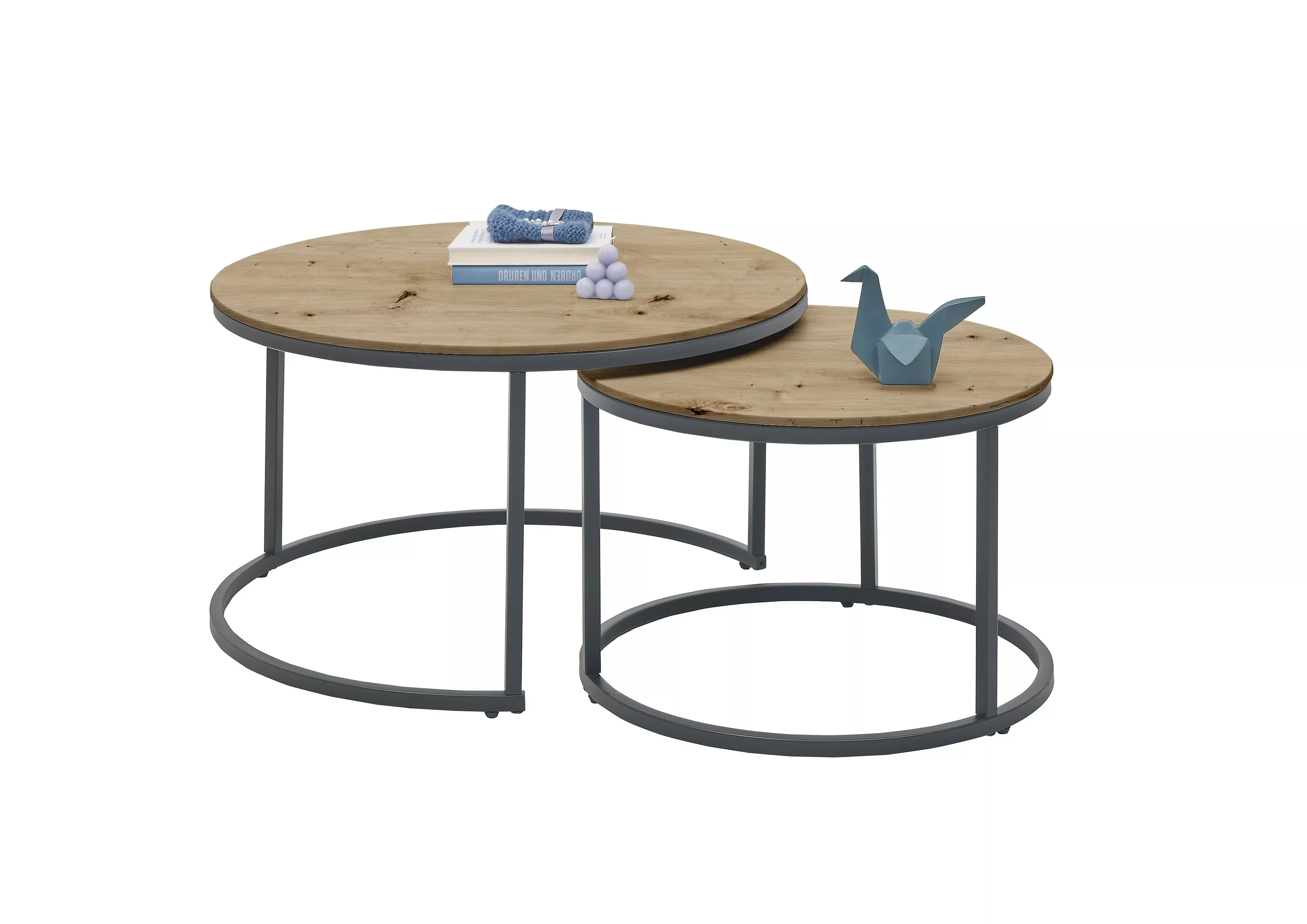 Lot de 2 tables basses CORLEONE