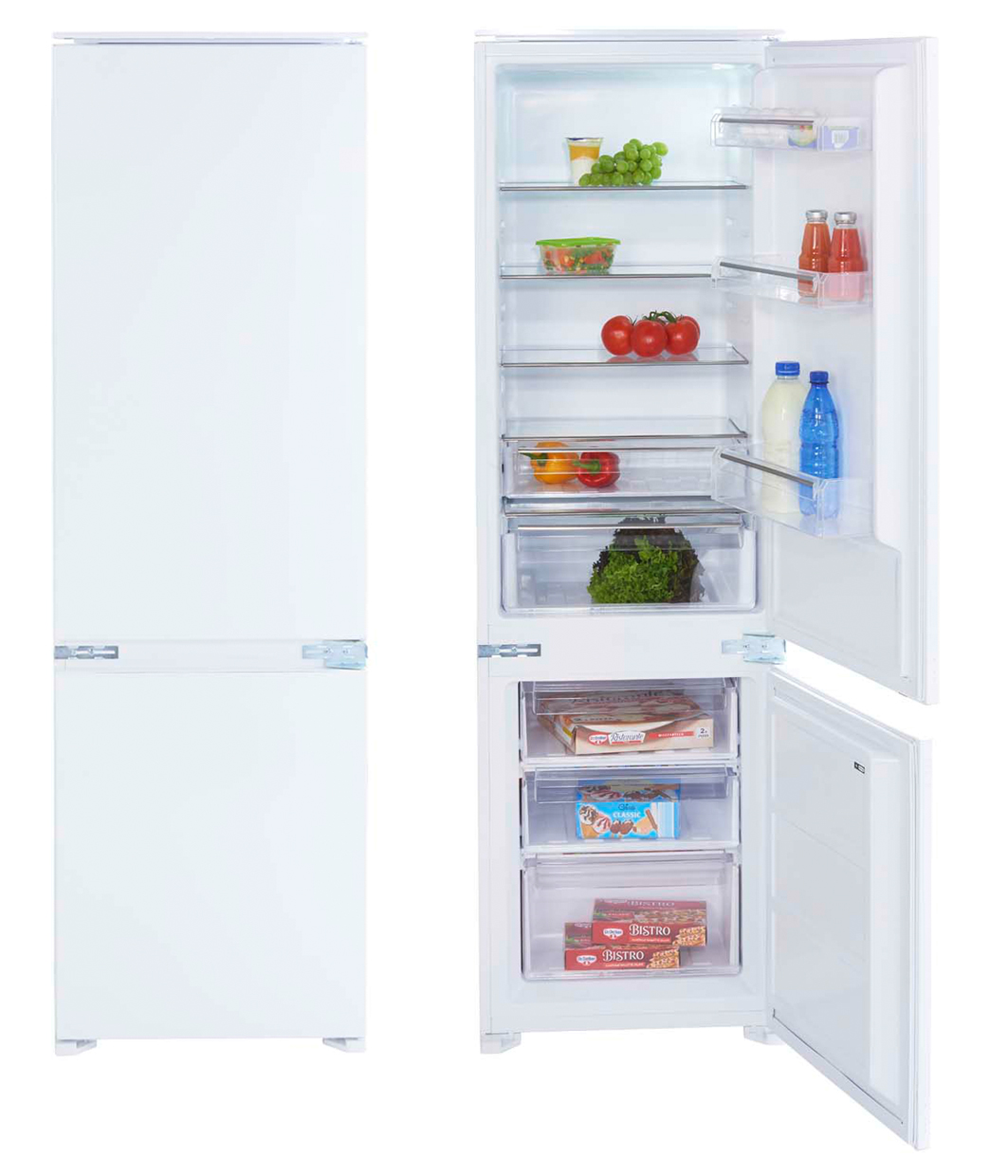 Bloc cuisine avec électroménager CORNWALL (cuisine d'angle-four-réfrigérateur-micro-ondes-armoire coulissante) II