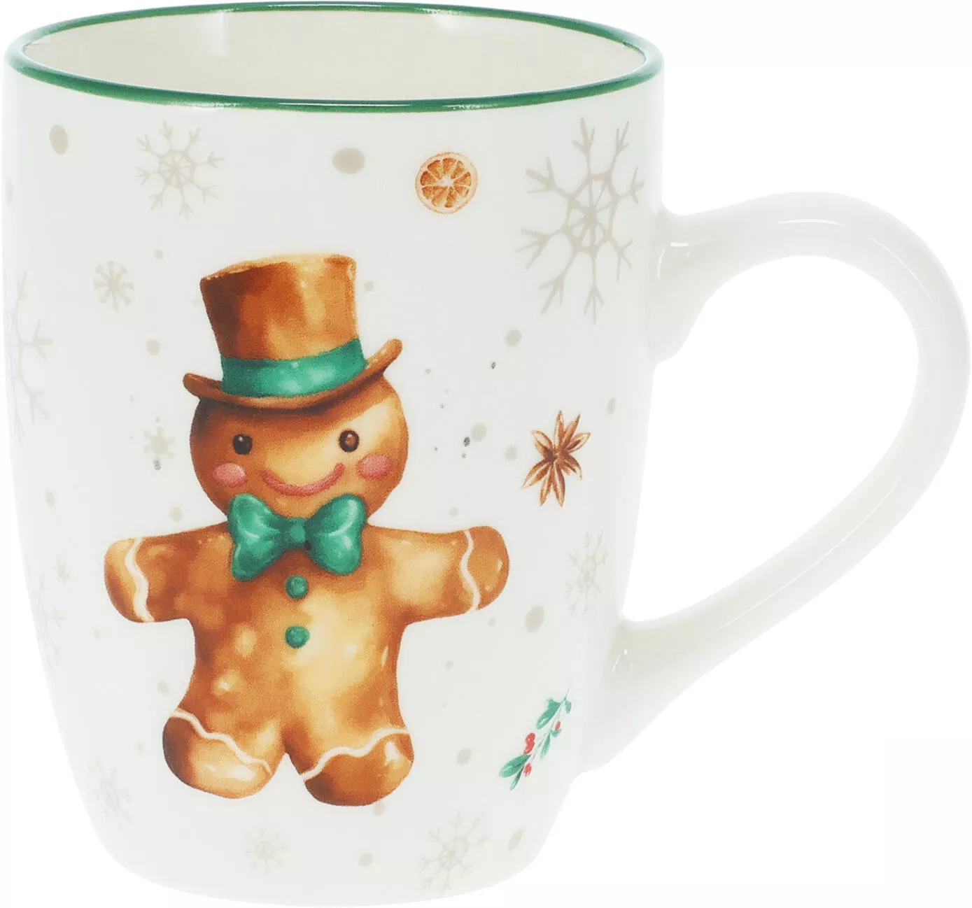 Mug motif bonhomme de pain d'épices CHRISTMAS